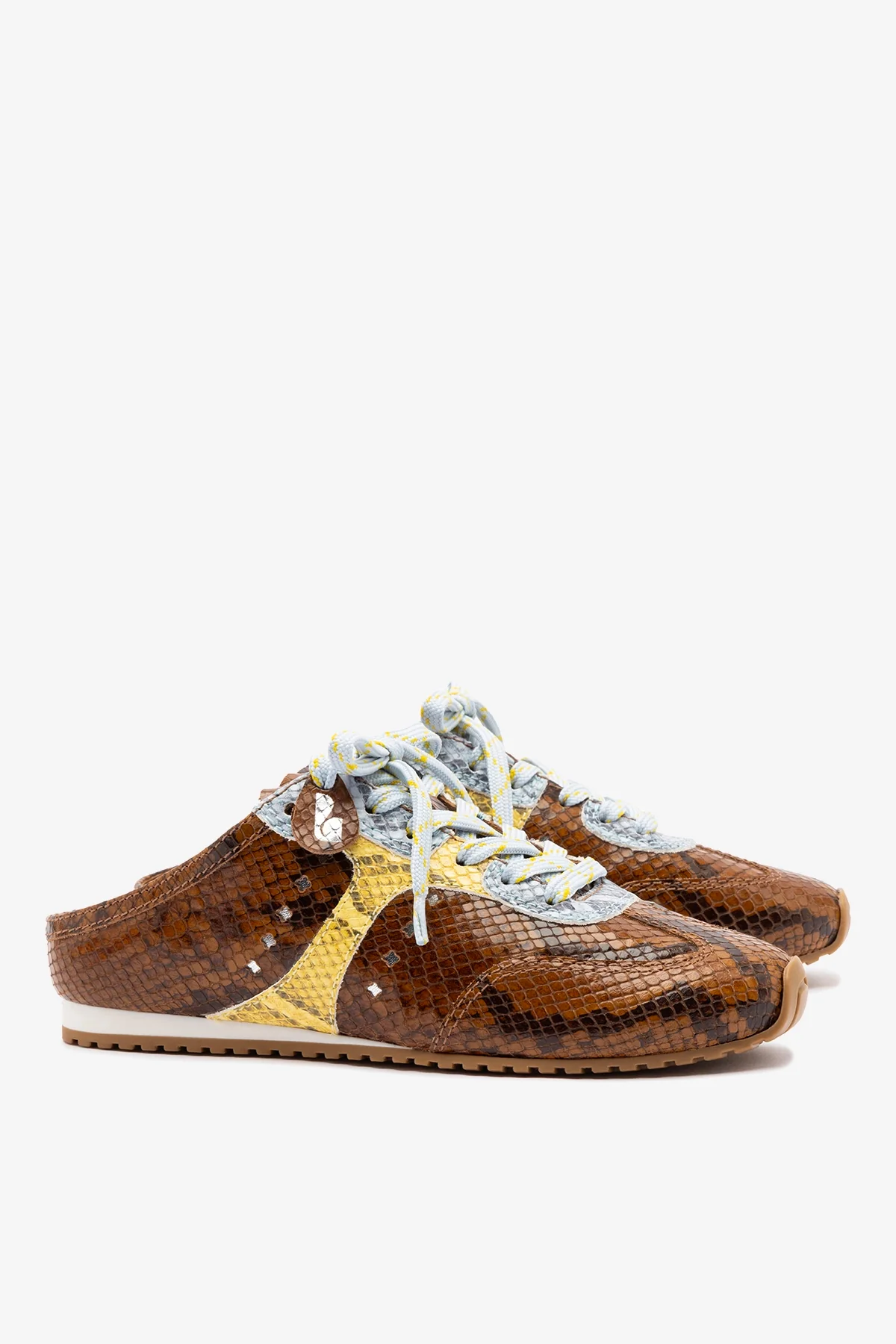 Stella Mule In Python Printed Leather - Image 3