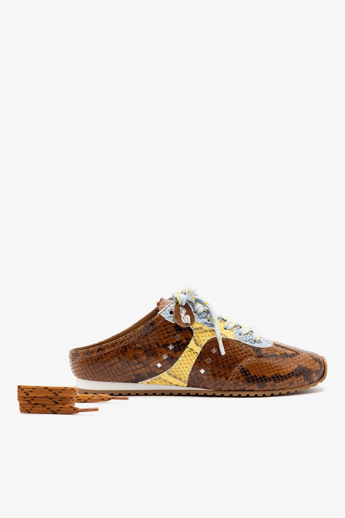 Stella Mule In Python Printed Leather - Image 5