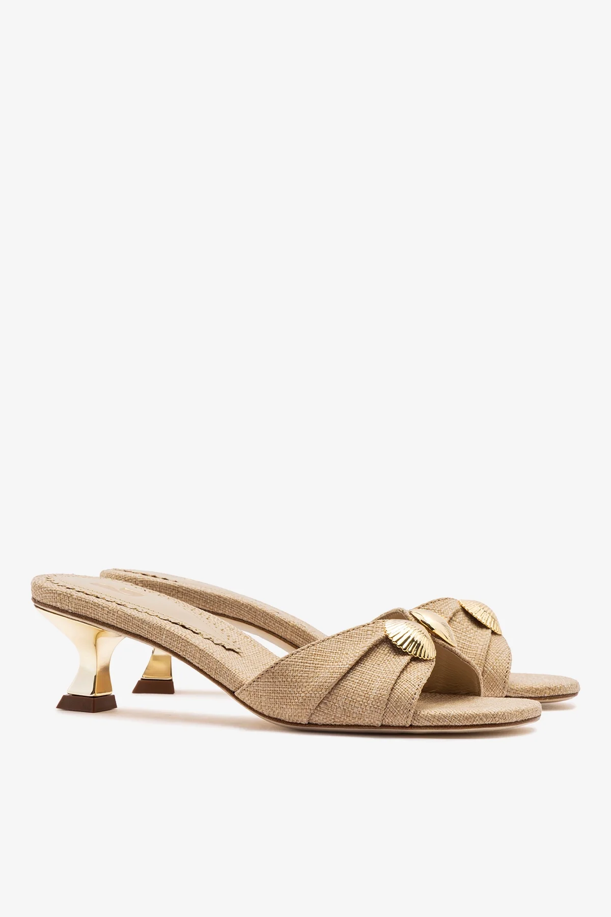 Coquile Mule Beige Raffia - Image 3