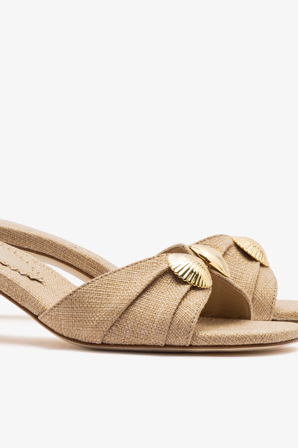 Coquile Mule Beige Raffia - Image 4