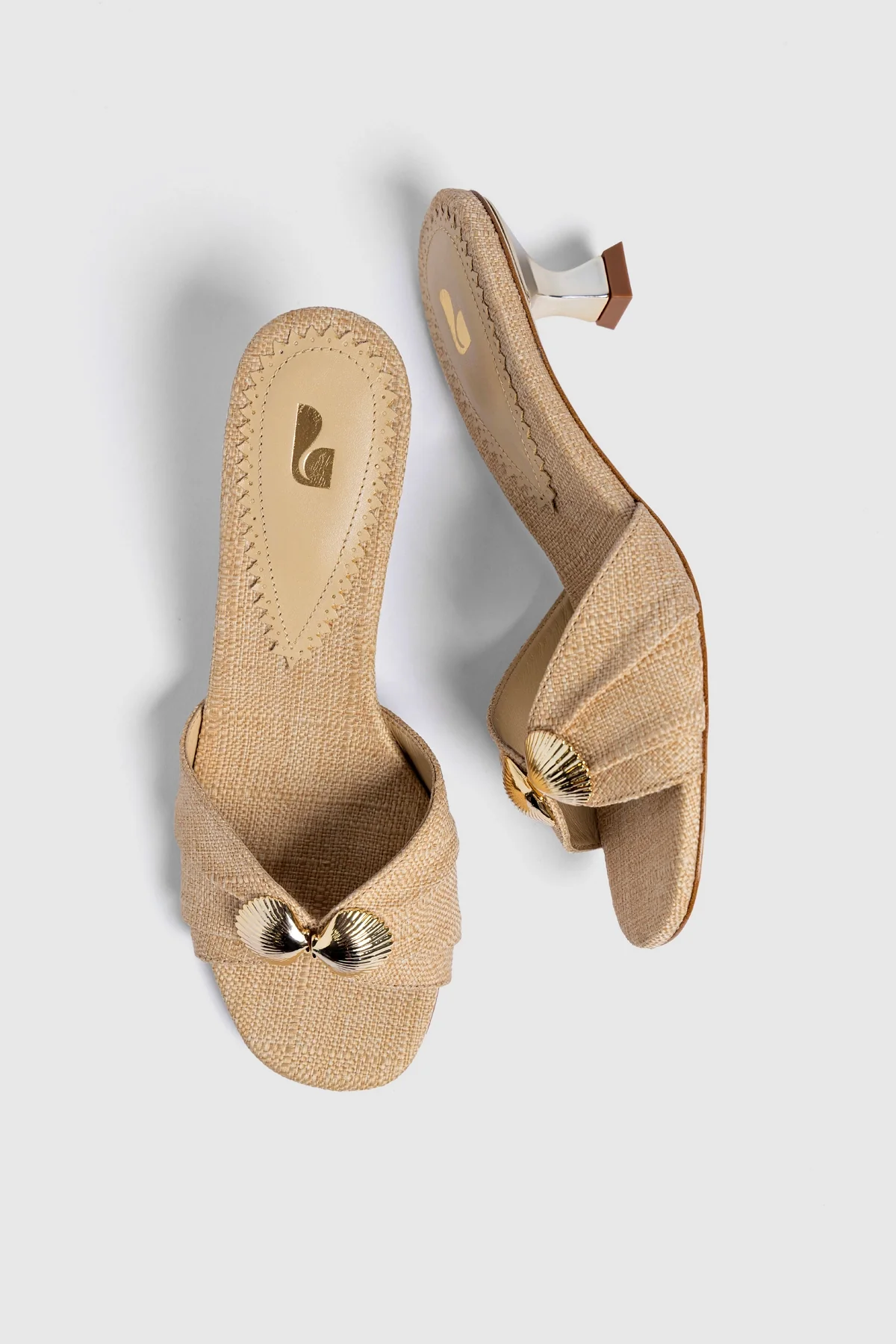 Coquile Mule Beige Raffia - Image 6
