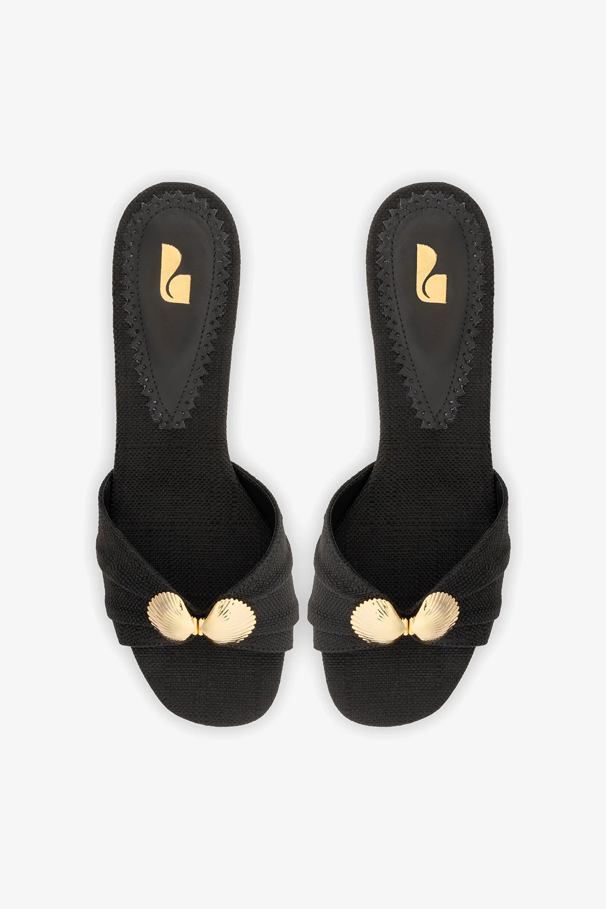 Coquile Mule Black Raffia - Image 7