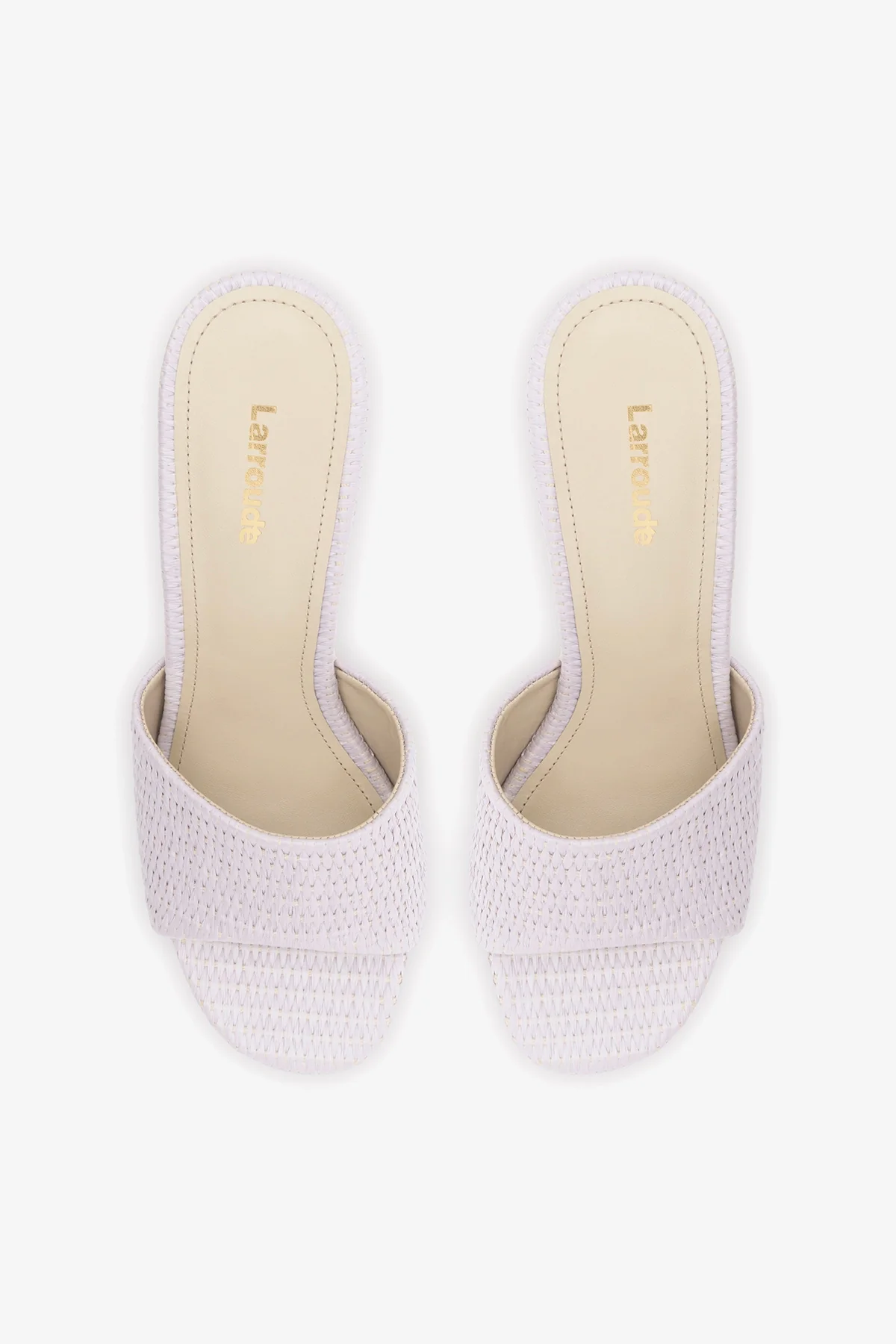 Dolly Mule Lilac Raffia - Image 7
