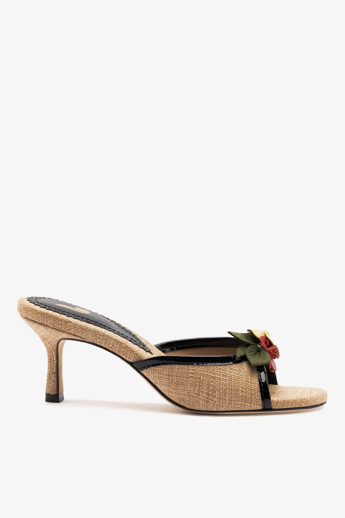 Juliette Mule Beige Raffia