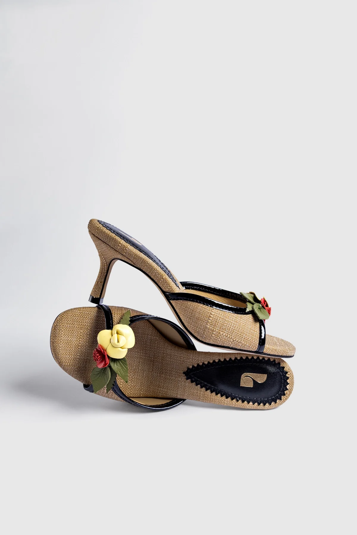 Juliette Mule Beige Raffia - Image 2