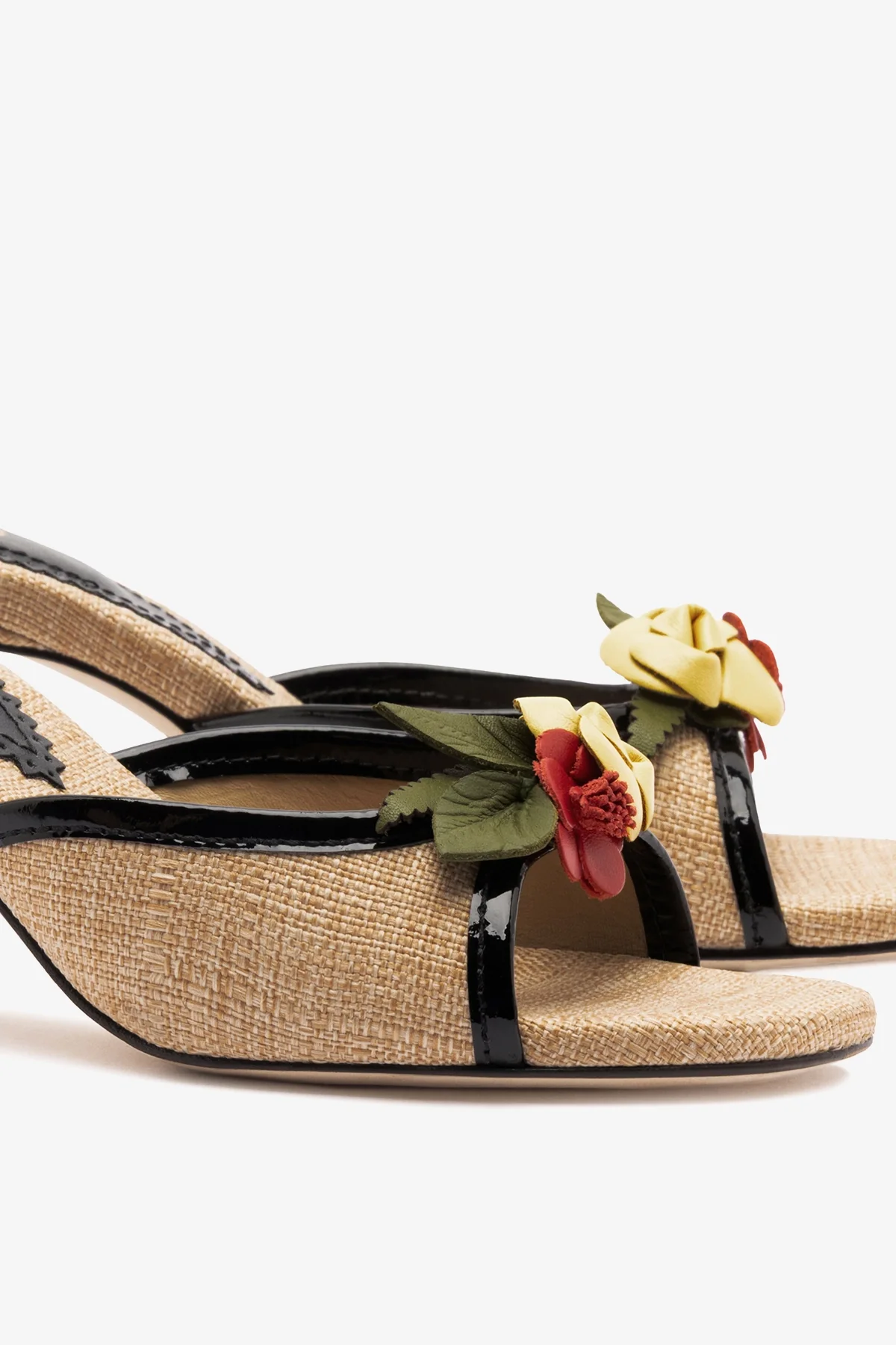 Juliette Mule Beige Raffia - Image 4