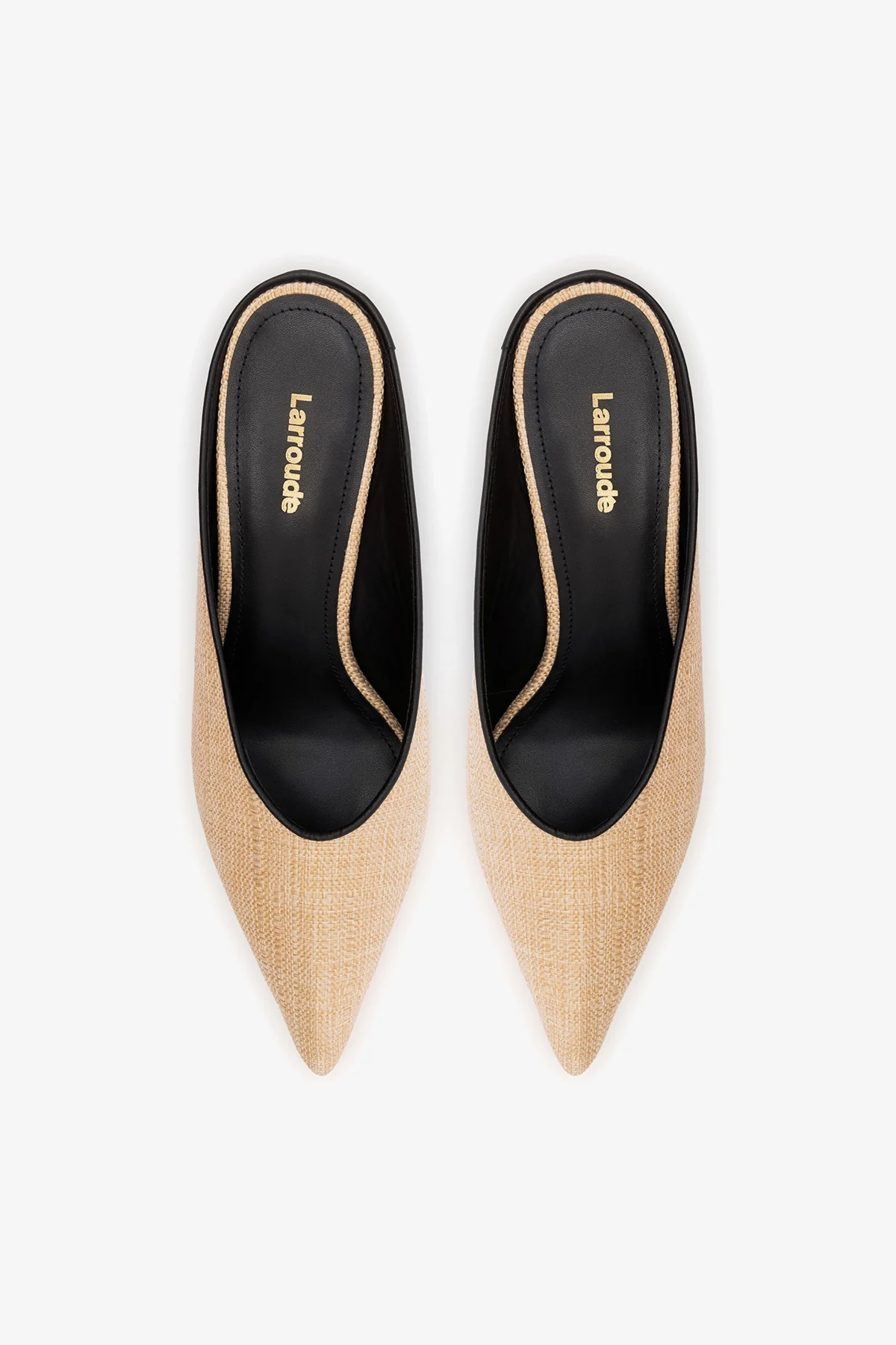 Loulou Mule Beige Raffia - Image 7