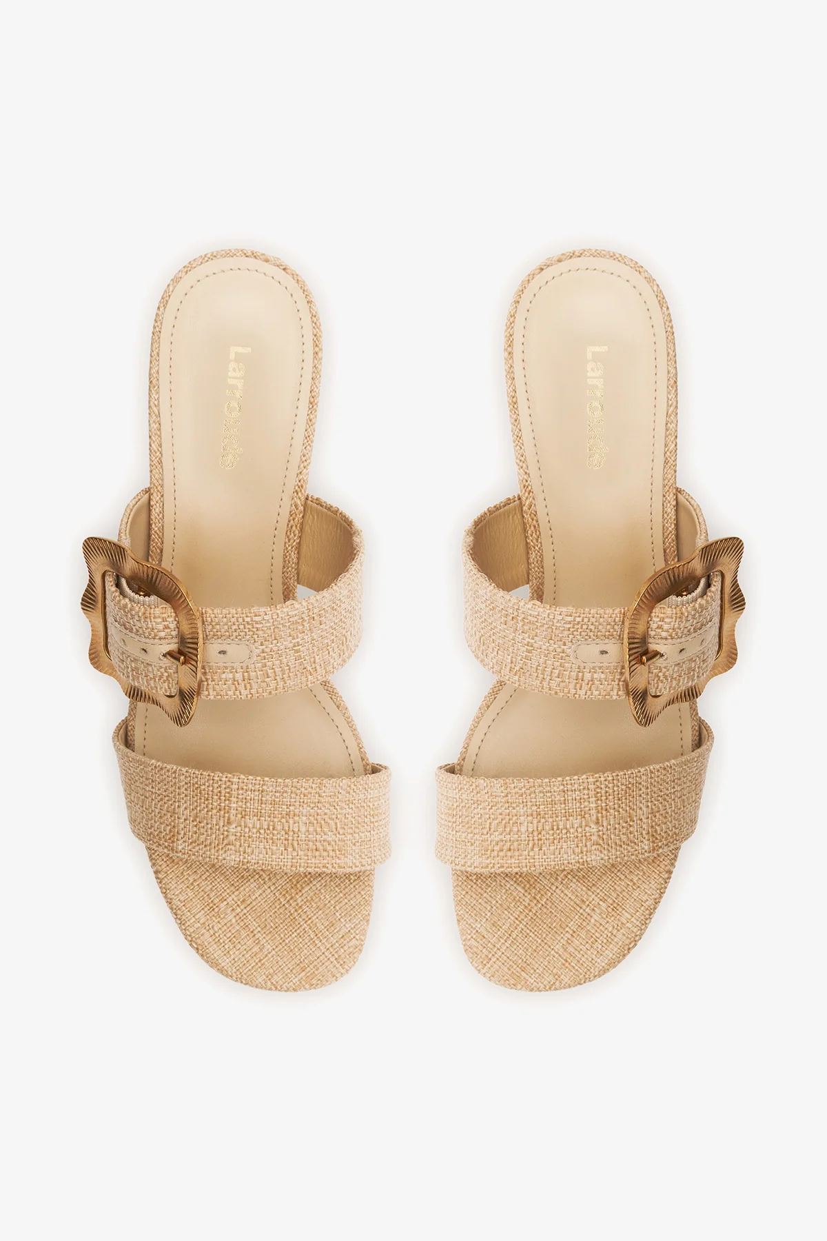 Maria Sandal Beige Raffia - Image 6