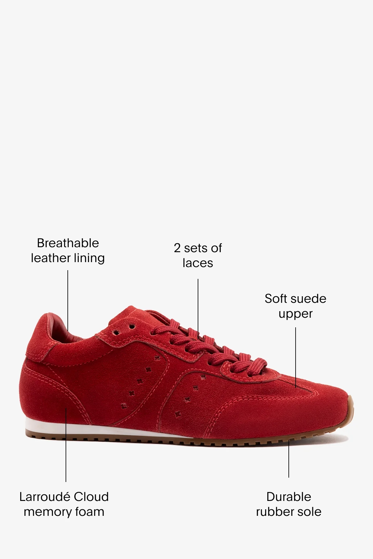 Stella Sneaker Carmine Suede - Image 7
