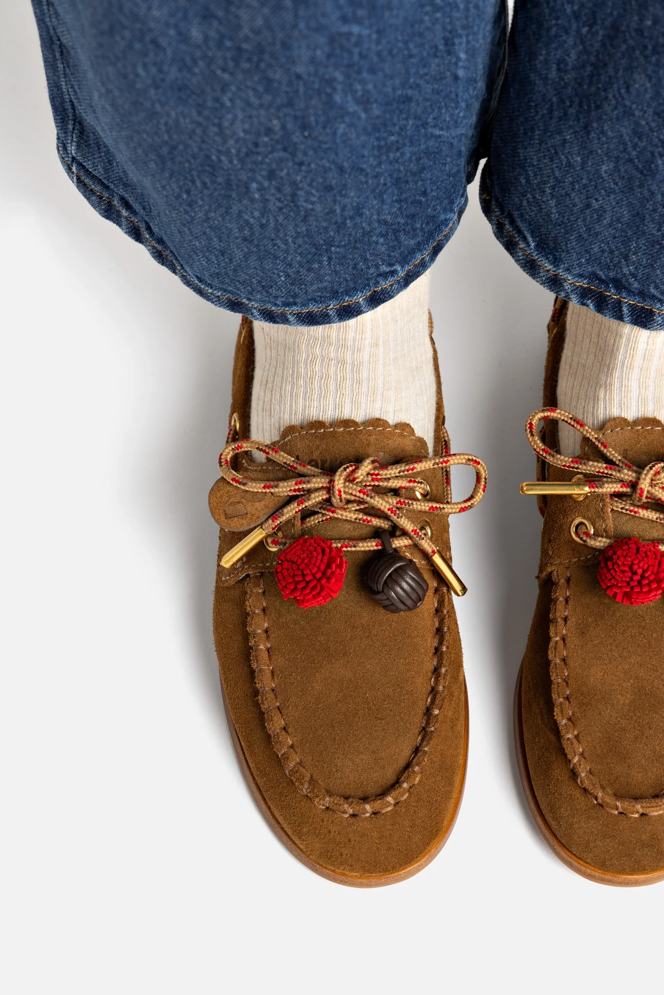 Cyprus Boat Shoe In Russet Suede - Image 5