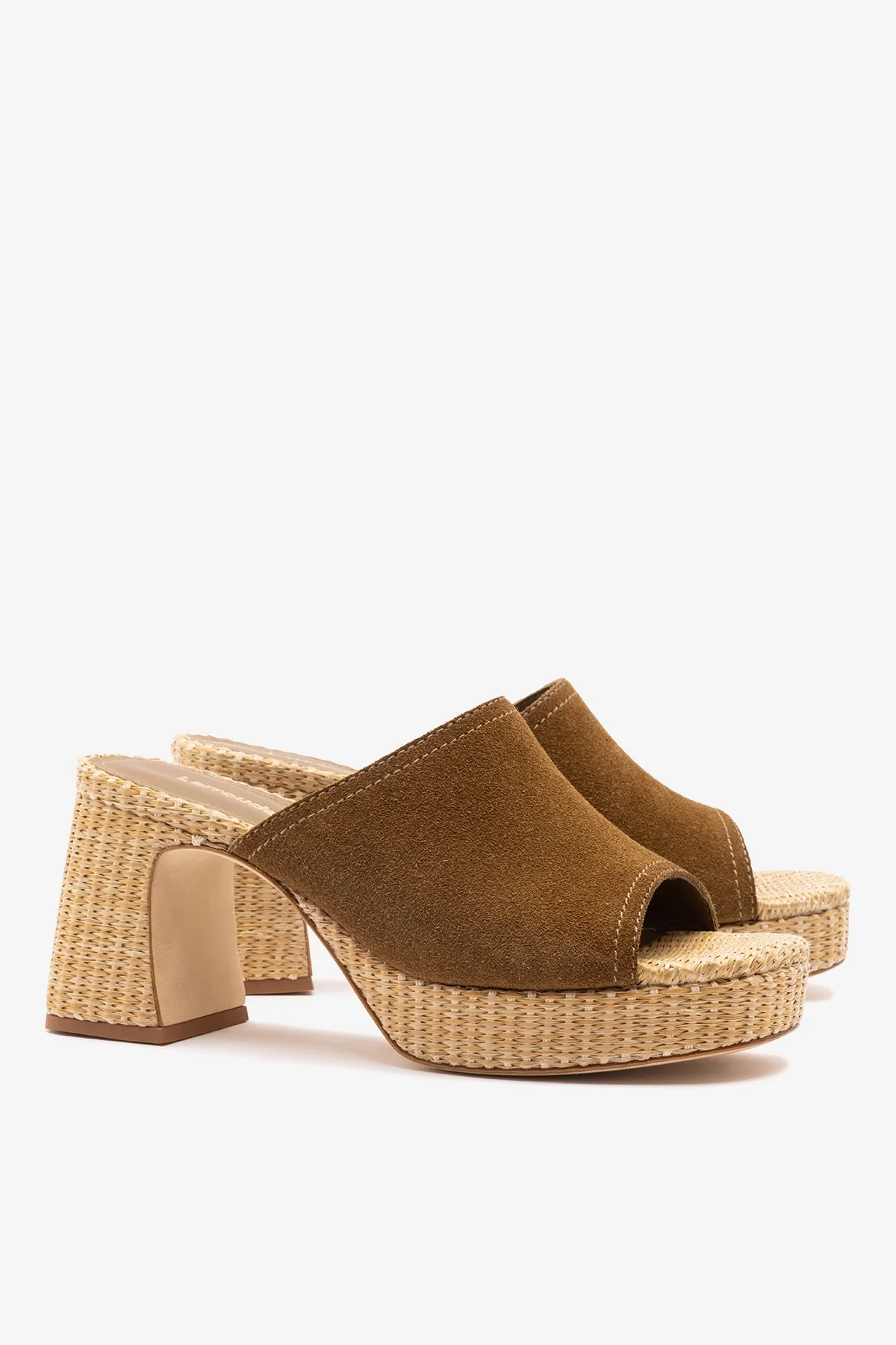 Dolly Low Mule Russet Suede - Image 3