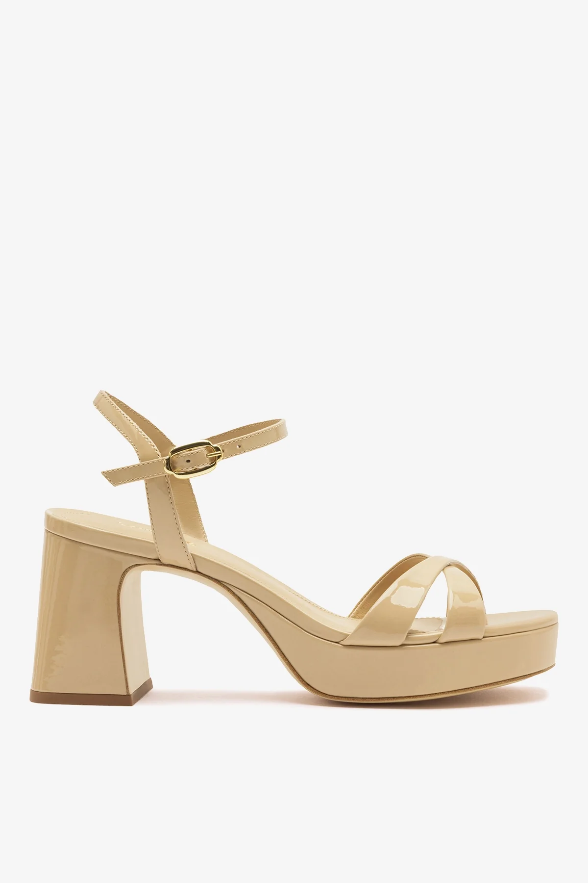 Bianca Low Sandal Sand Patent Leather