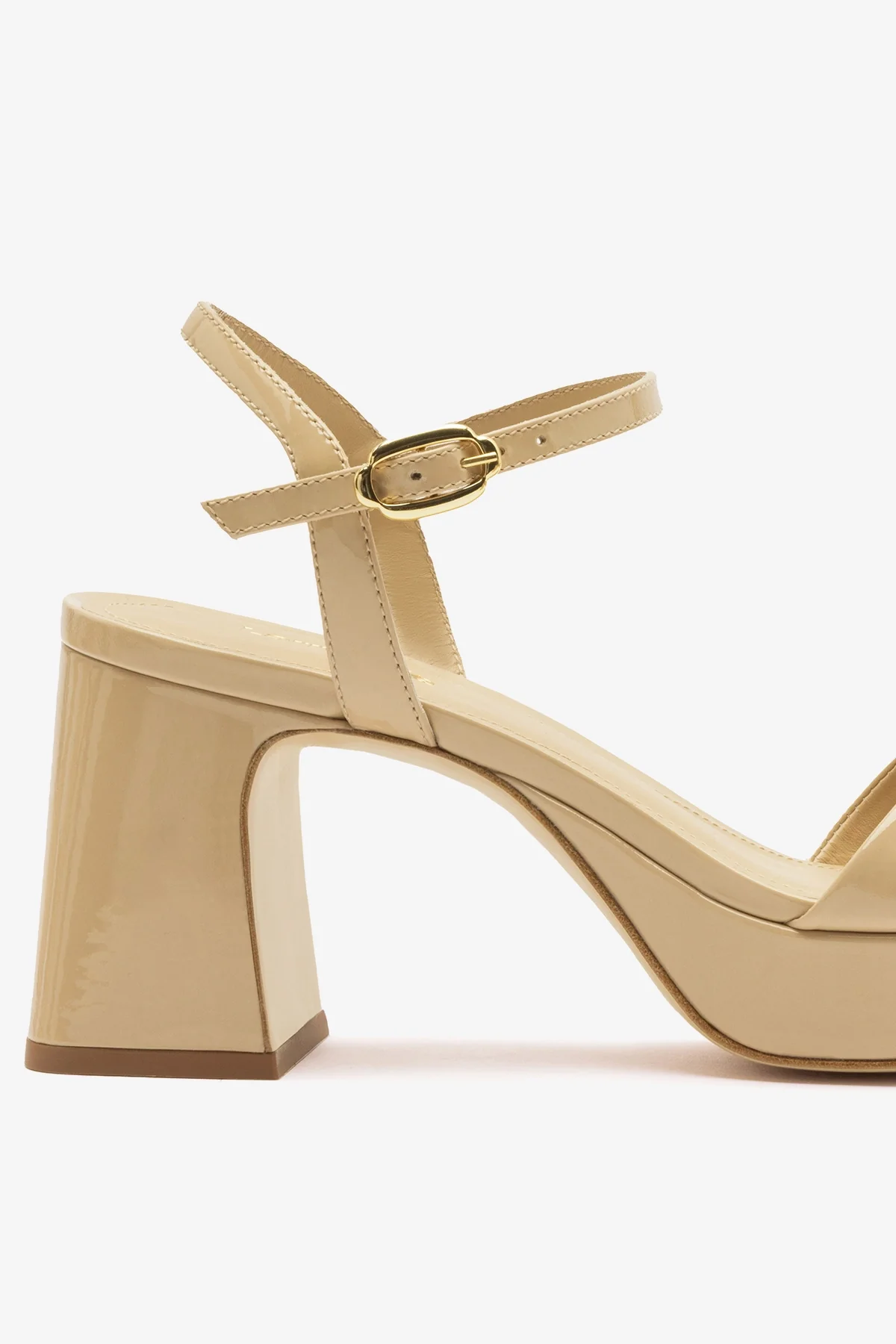 Bianca Low Sandal Sand Patent Leather - Image 4