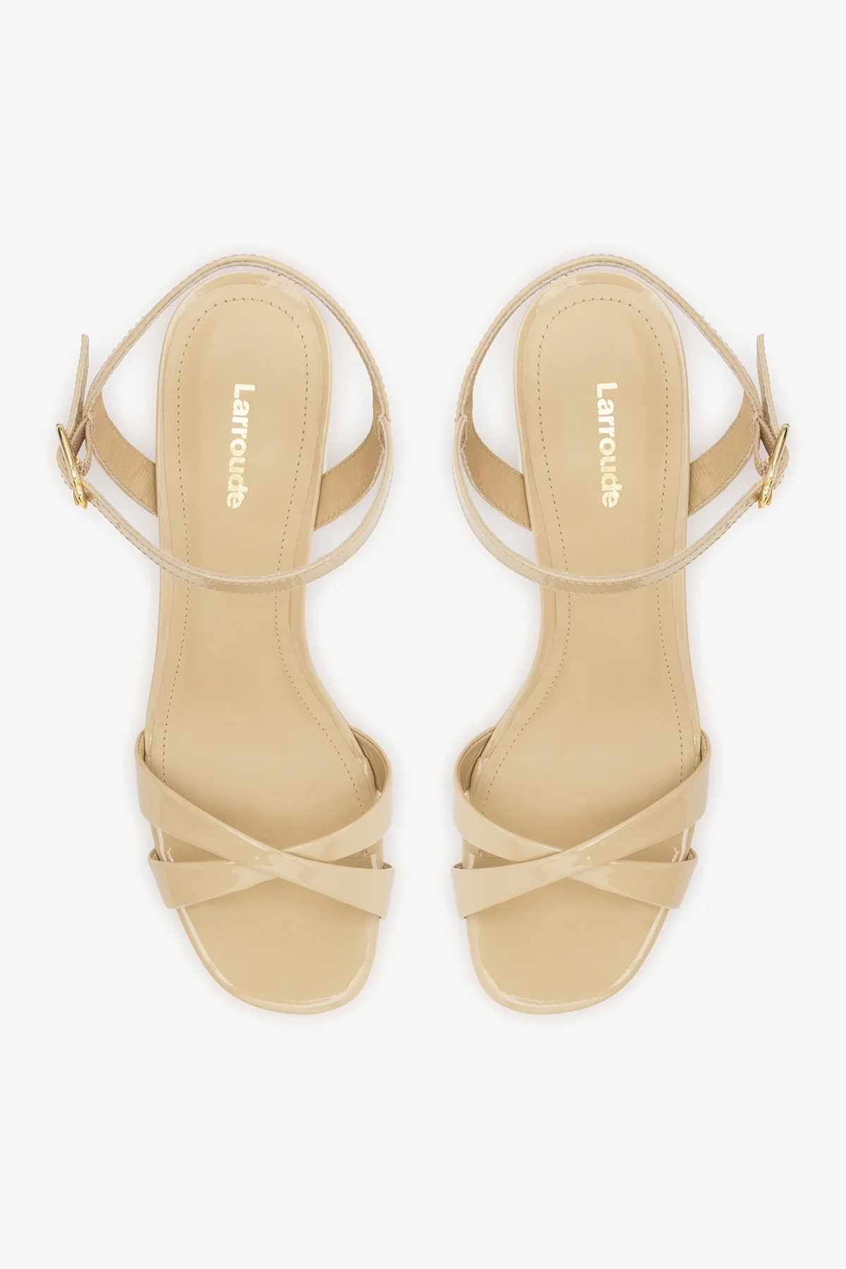 Bianca Low Sandal Sand Patent Leather - Image 7