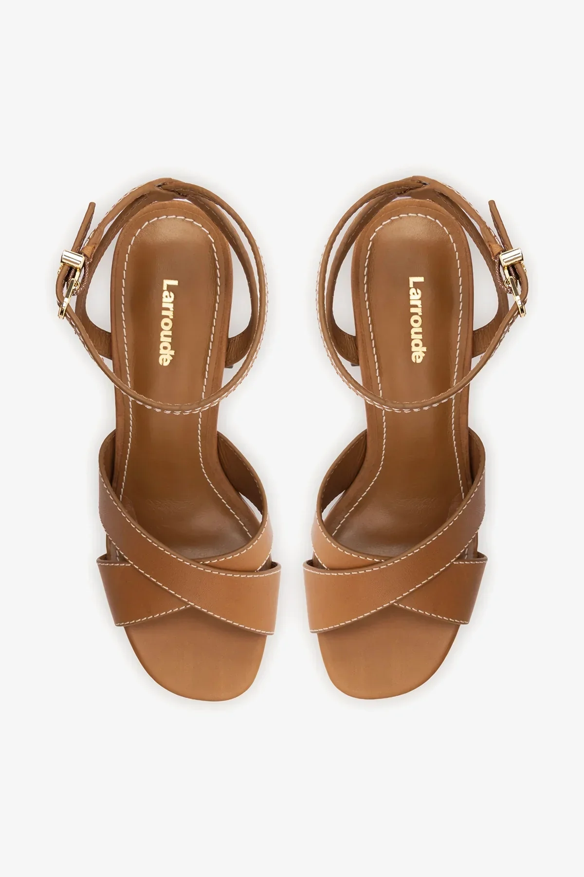 Dolly X Wood Sandal Caramel Leather - Image 6
