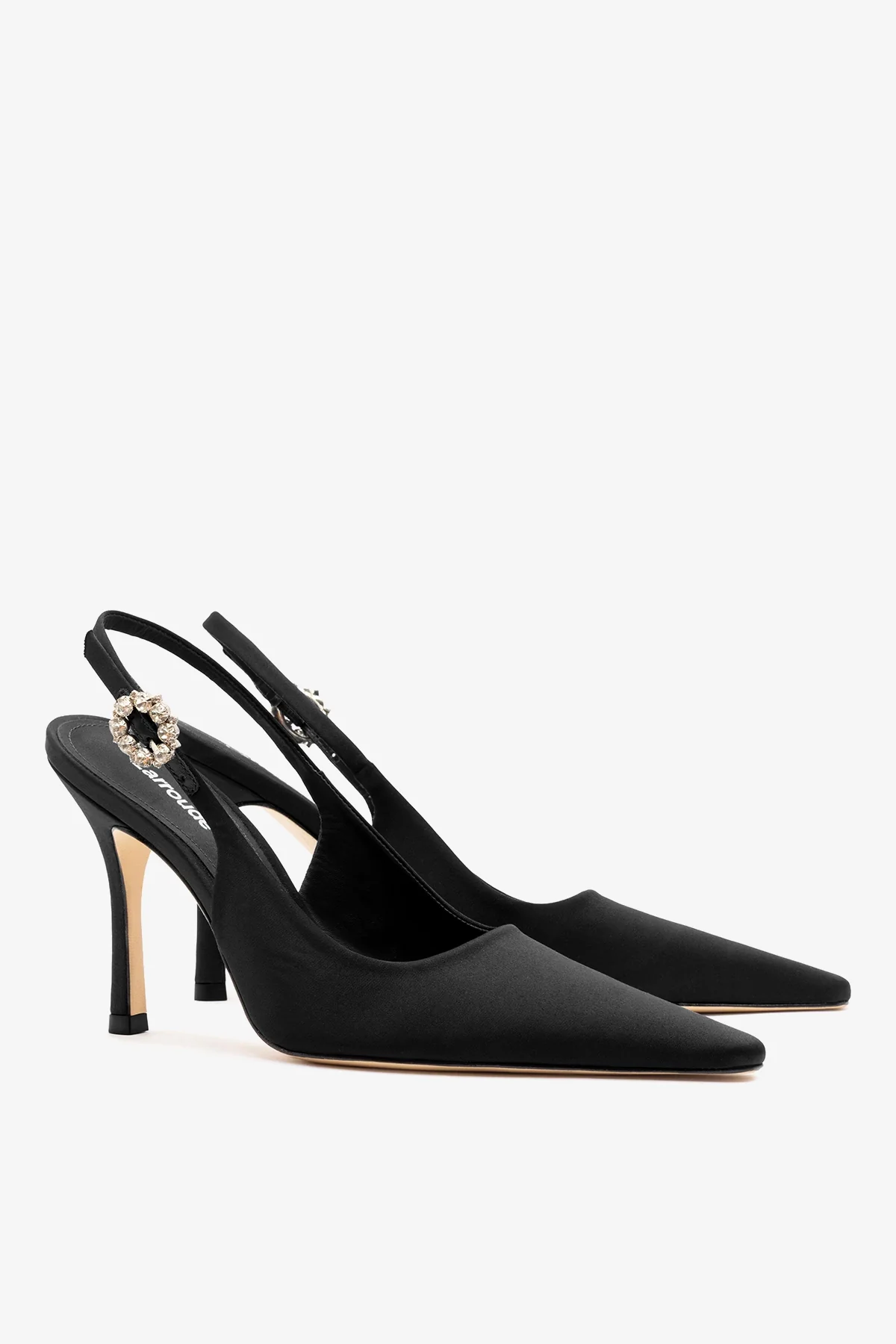 Carine Pump Black Satin - Image 3