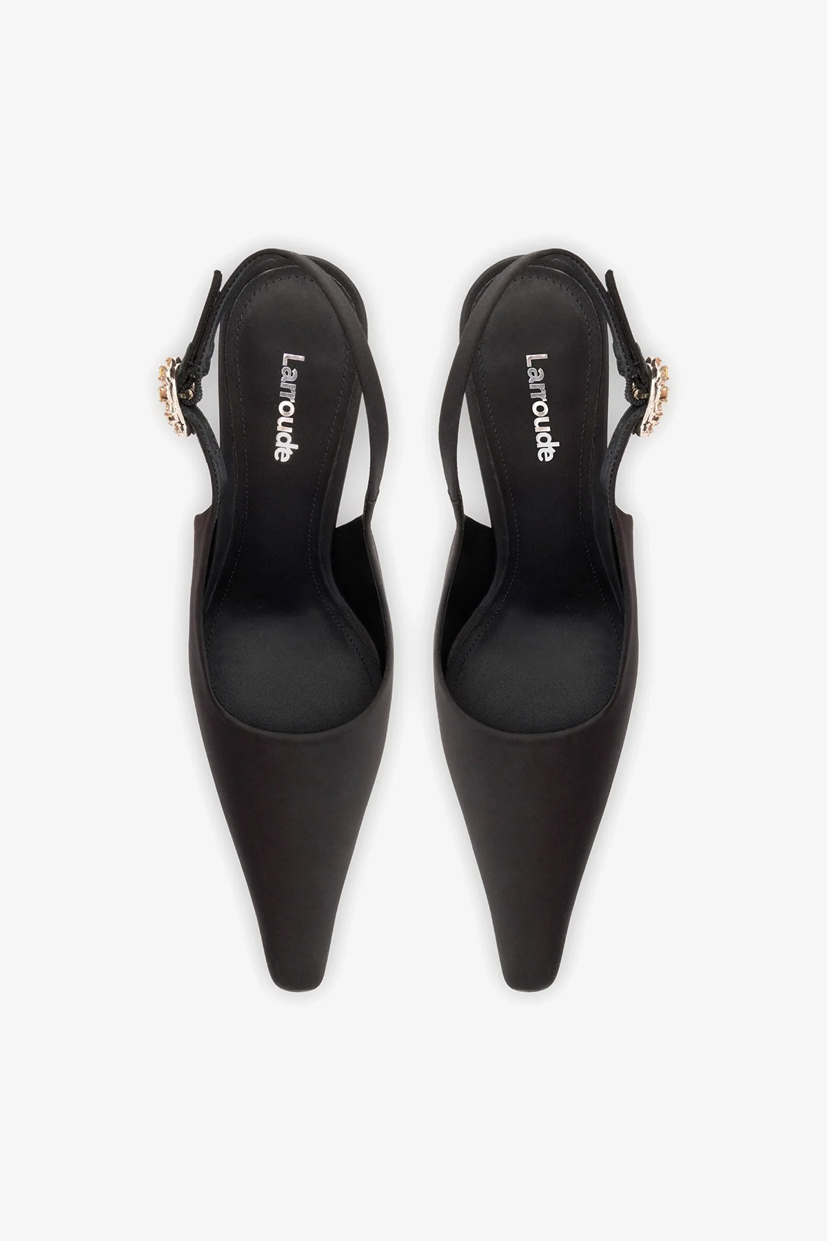 Carine Pump Black Satin - Image 7