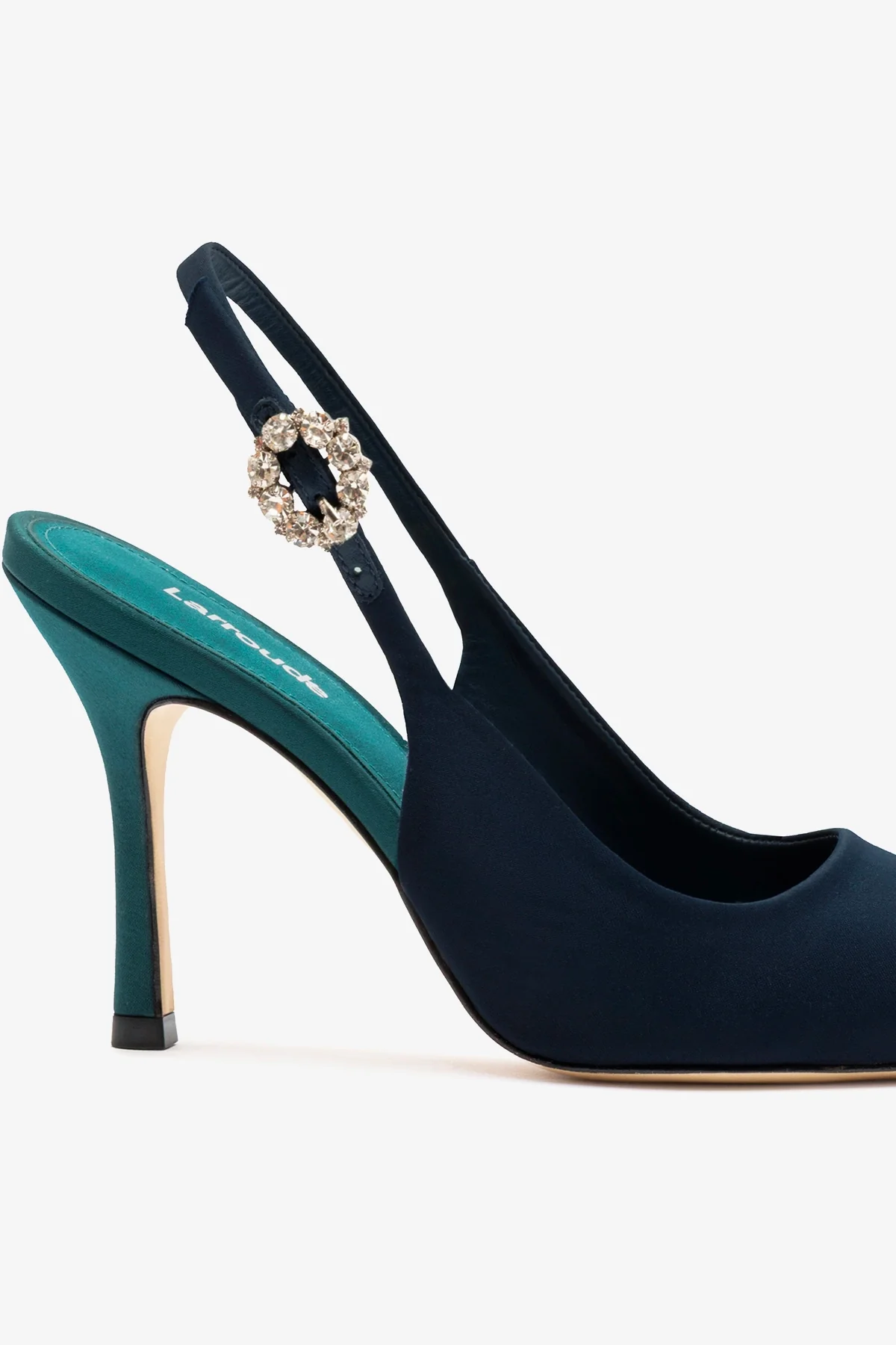 Carine Pump Ocean Satin - Image 4