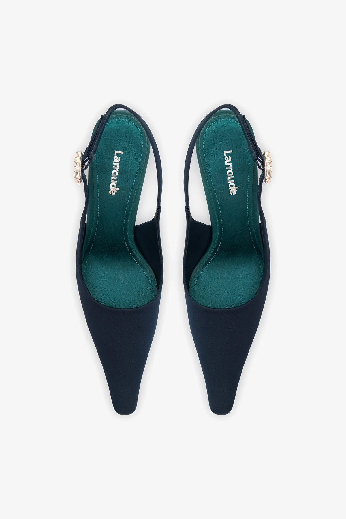 Carine Pump Ocean Satin - Image 7