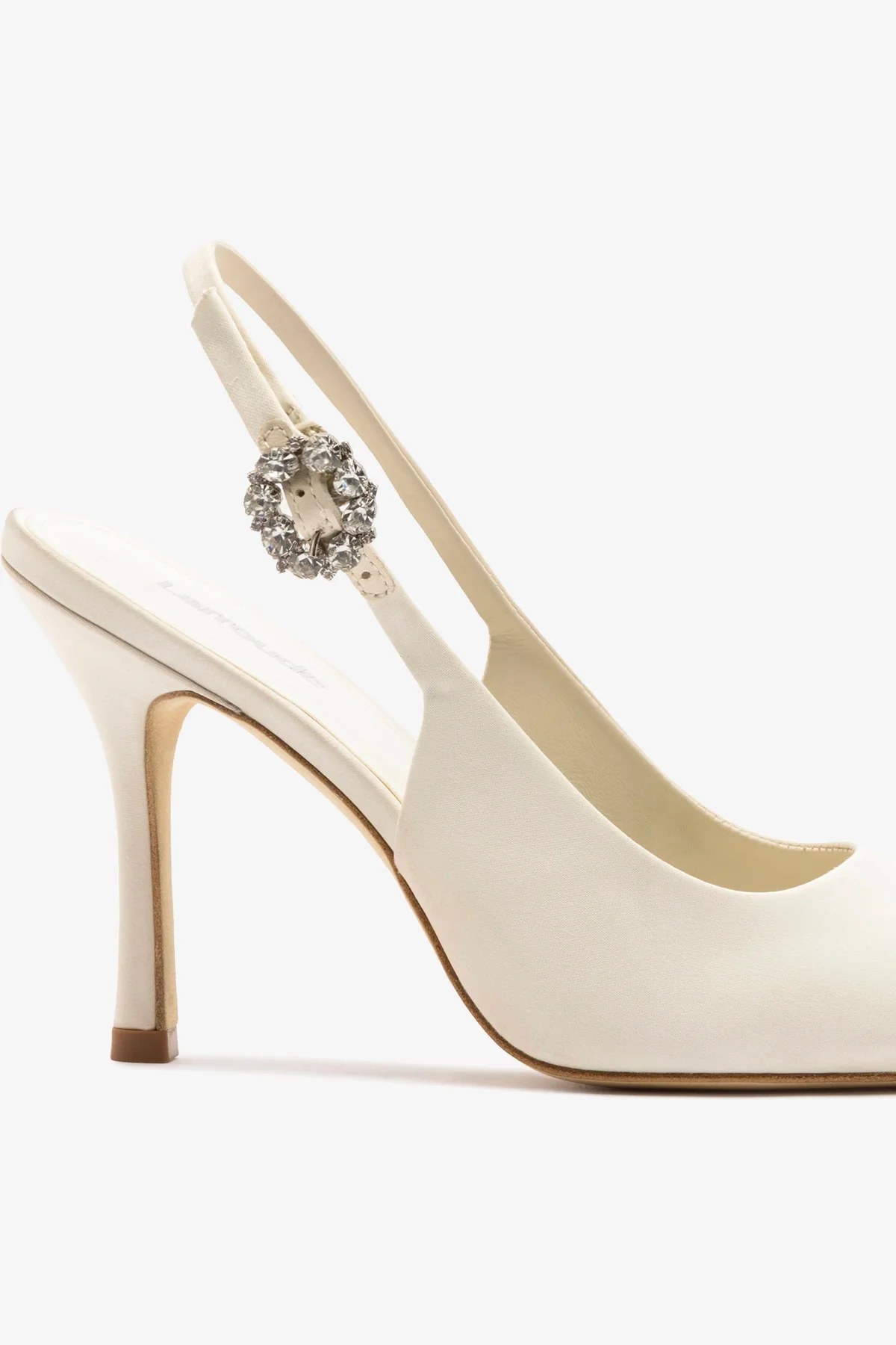 Carine Pump White Satin - Image 4