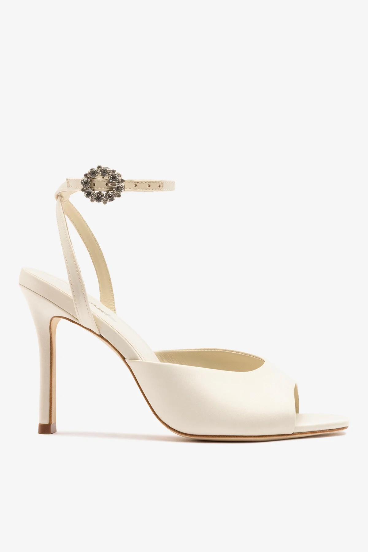 Jasmine Sandal White Satin