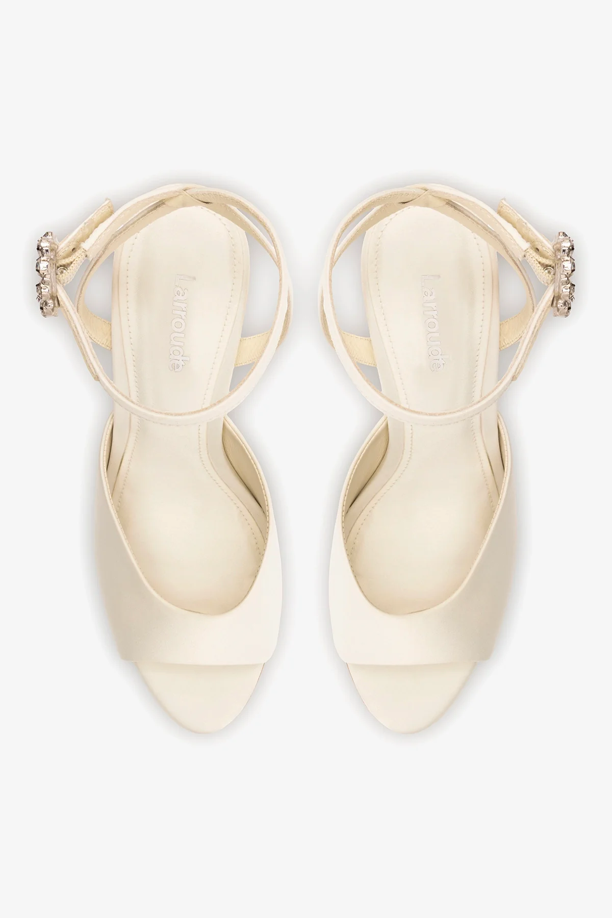Jasmine Sandal White Satin - Image 6