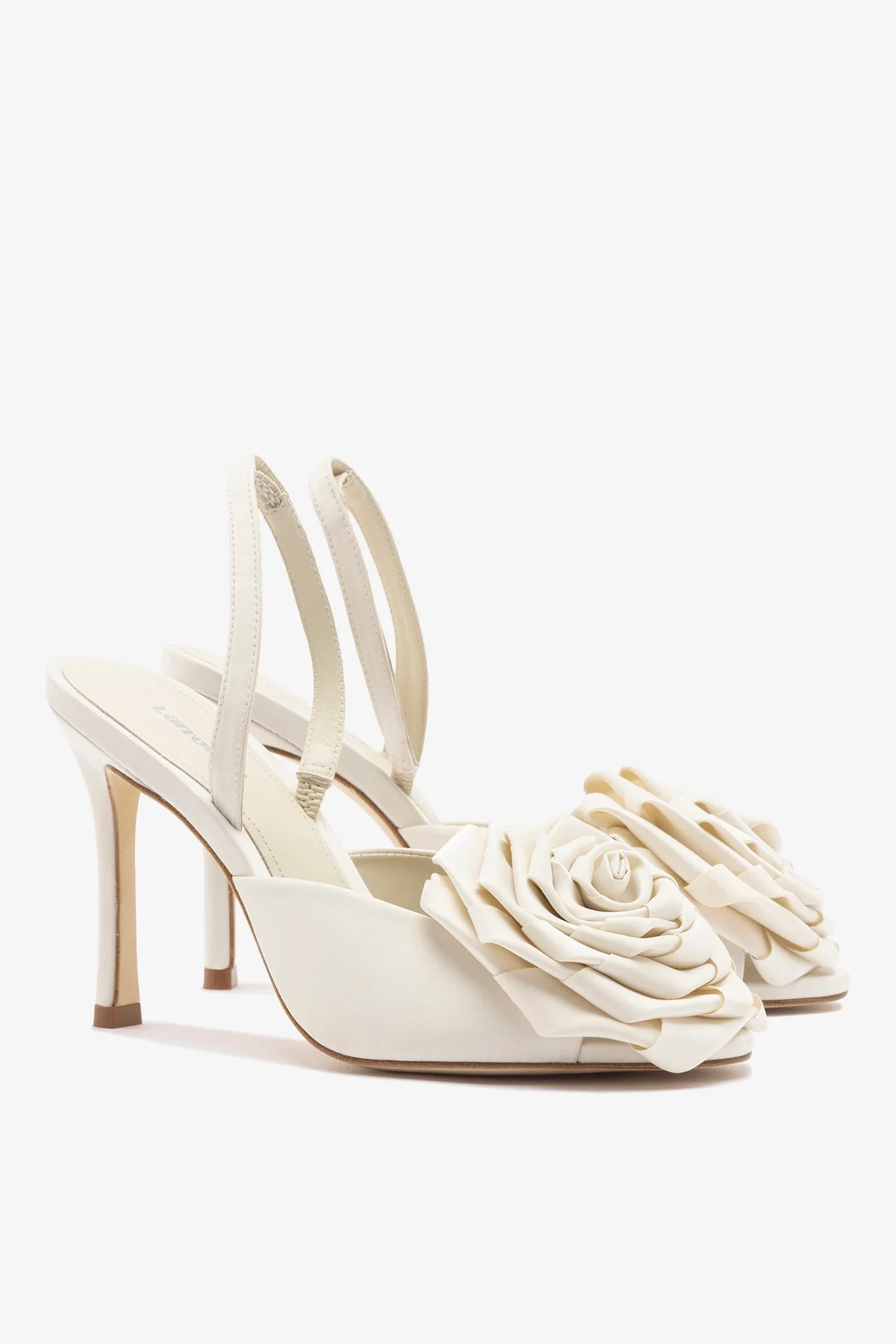 Scarlet Sandal White Satin - Image 3