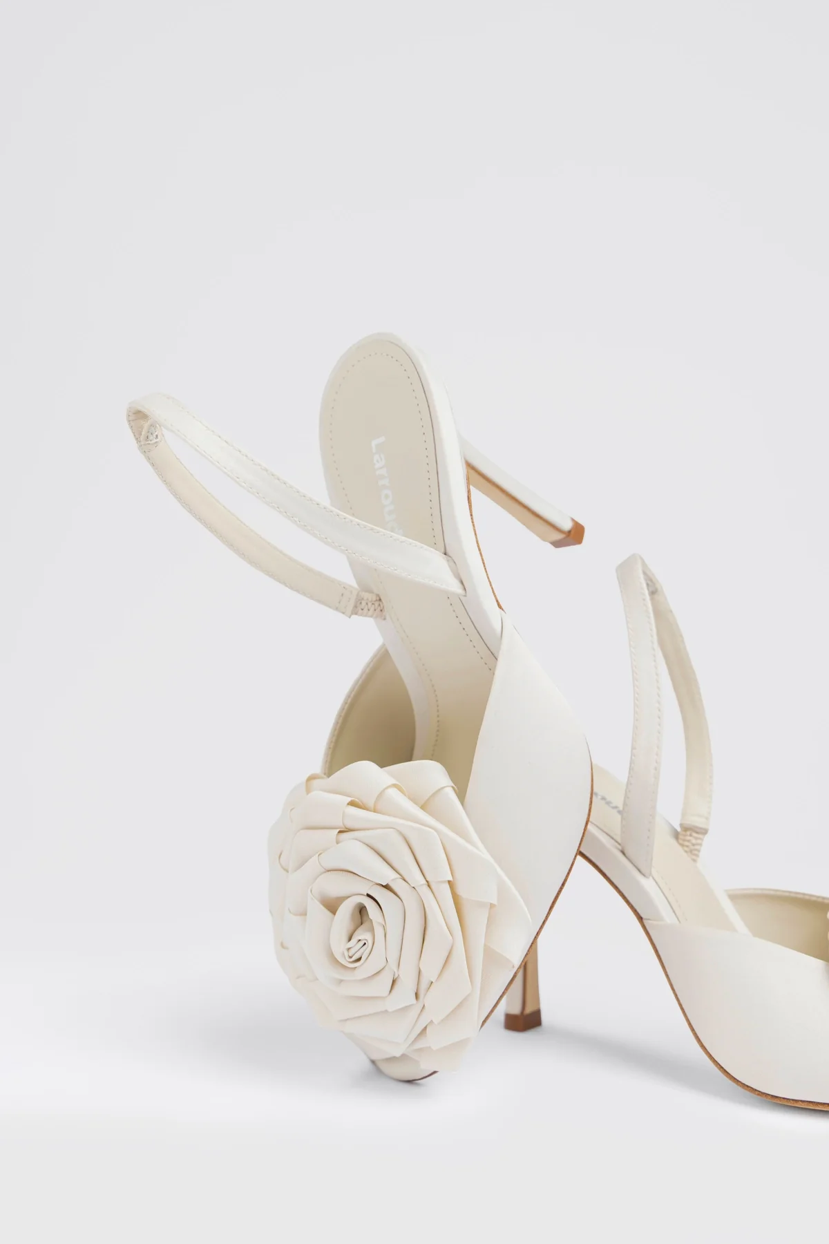 Scarlet Sandal White Satin - Image 5
