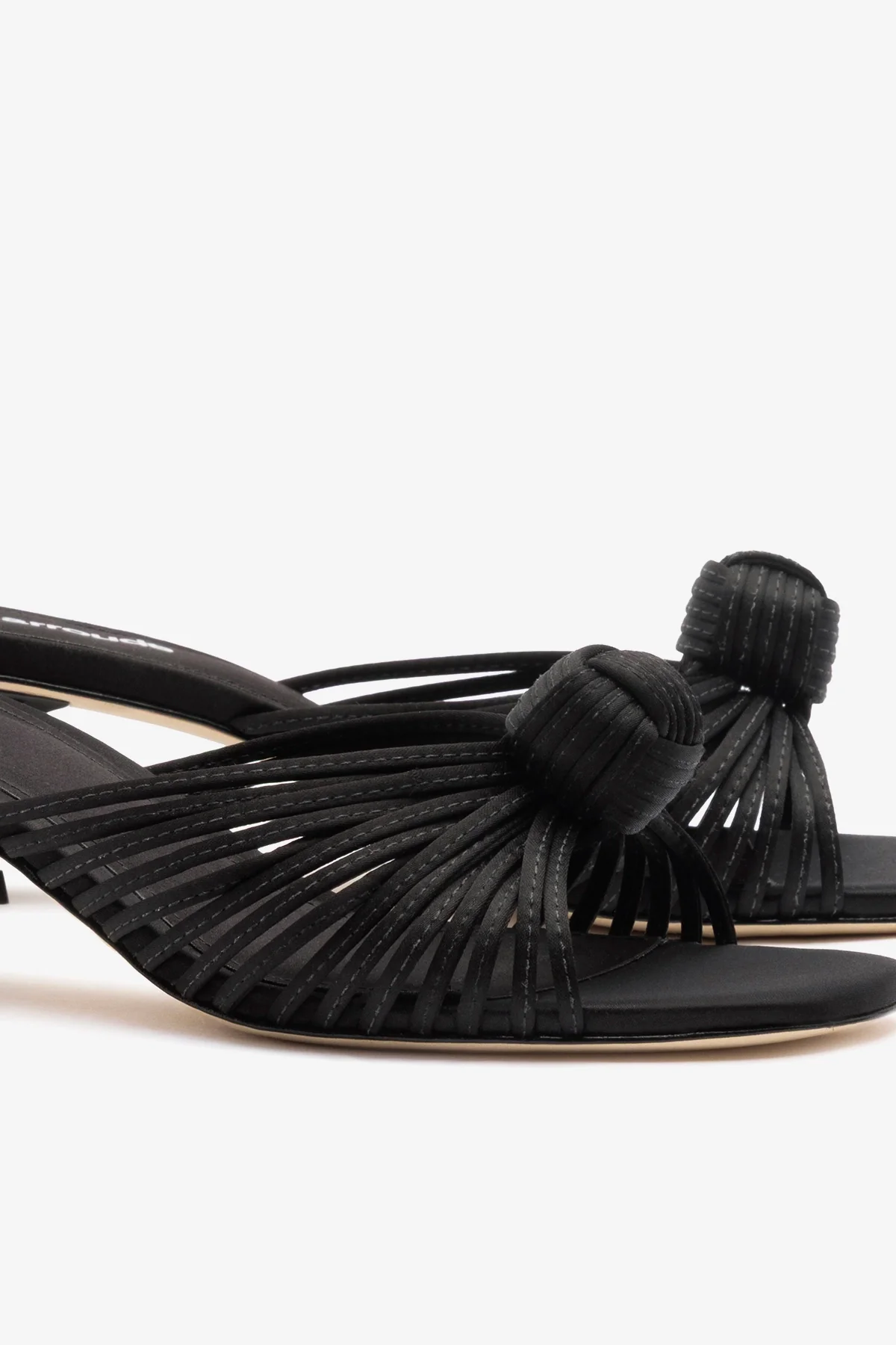 Valerie Mule Black Satin - Image 4