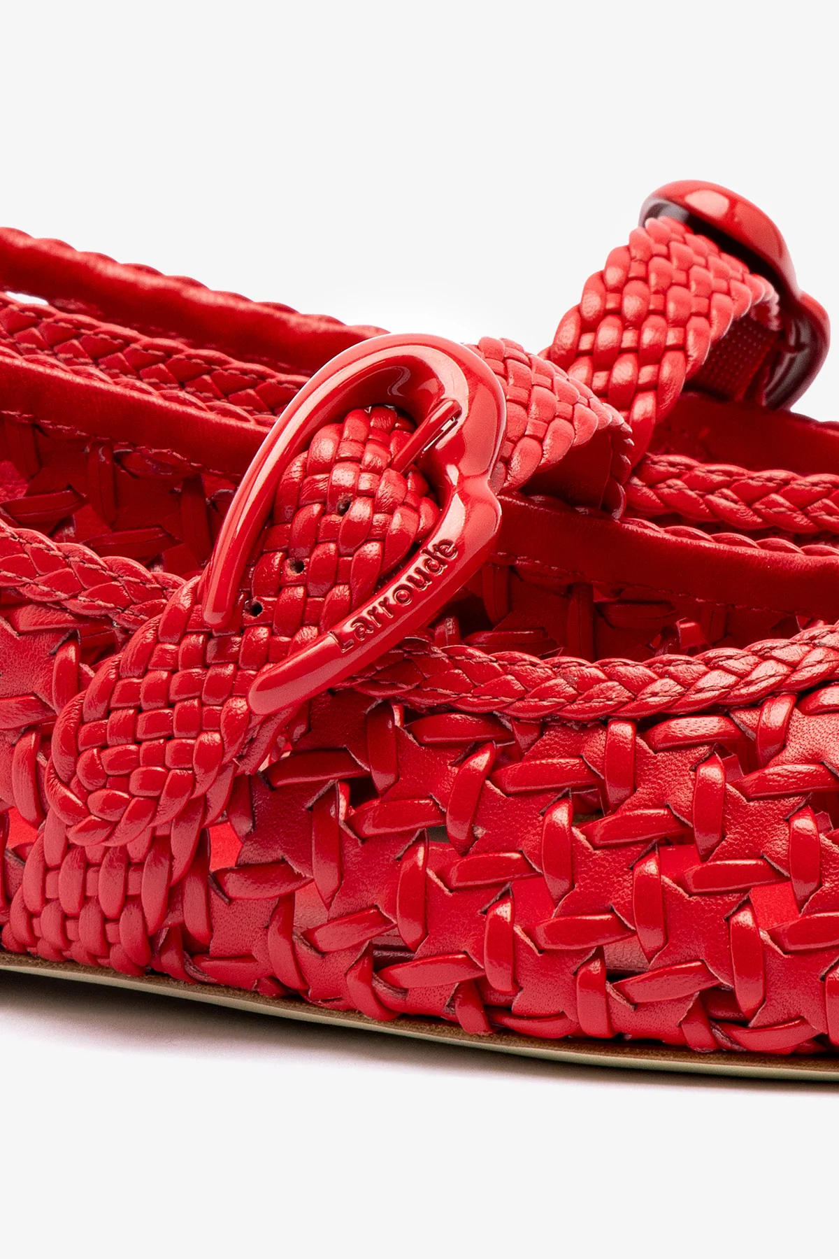 Verona New Macrame In Scarlet Leather - Image 4