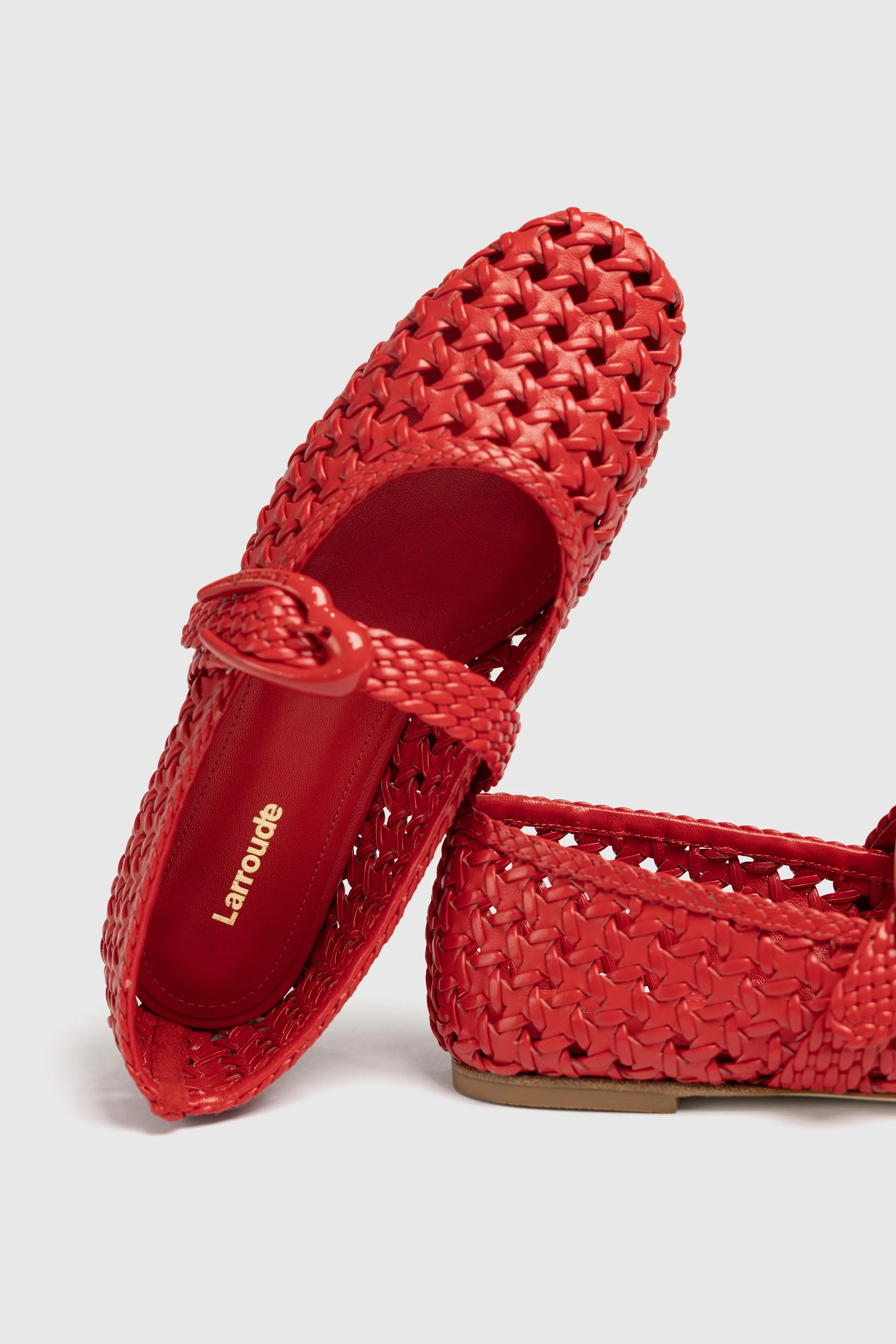 Verona New Macrame In Scarlet Leather - Image 6