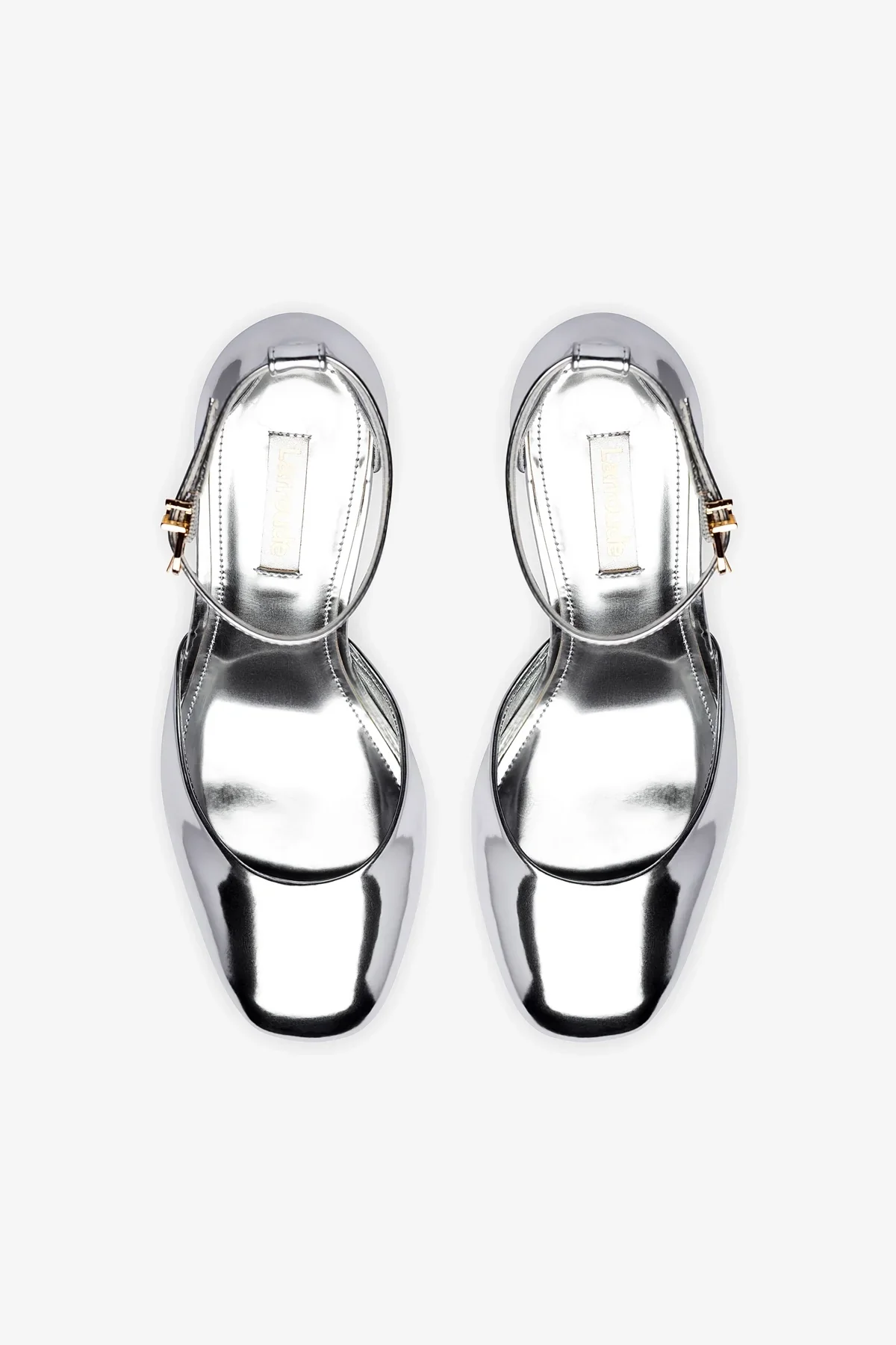 Ari Pump In Silver Specchio - Image 7