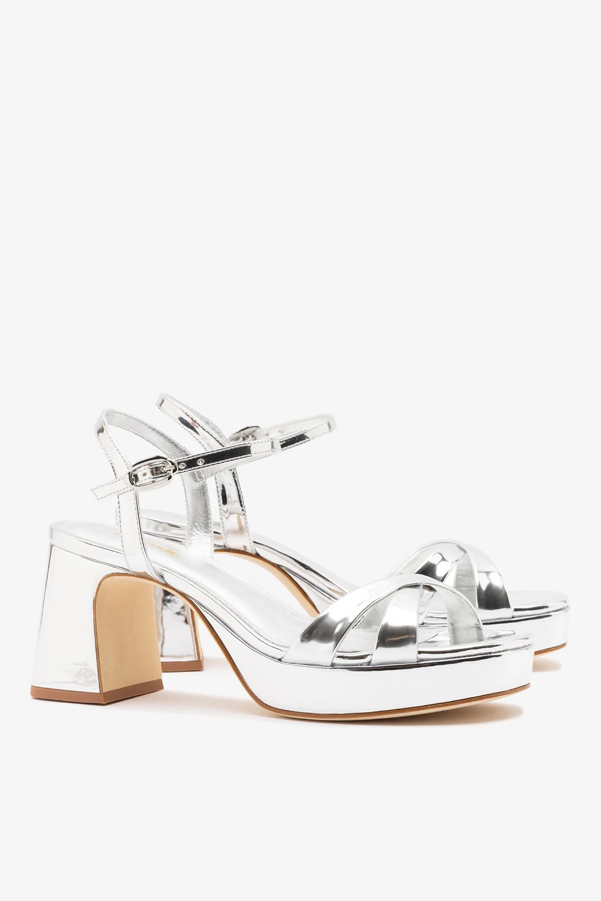 Bianca Low Sandal Silver Specchio - Image 3
