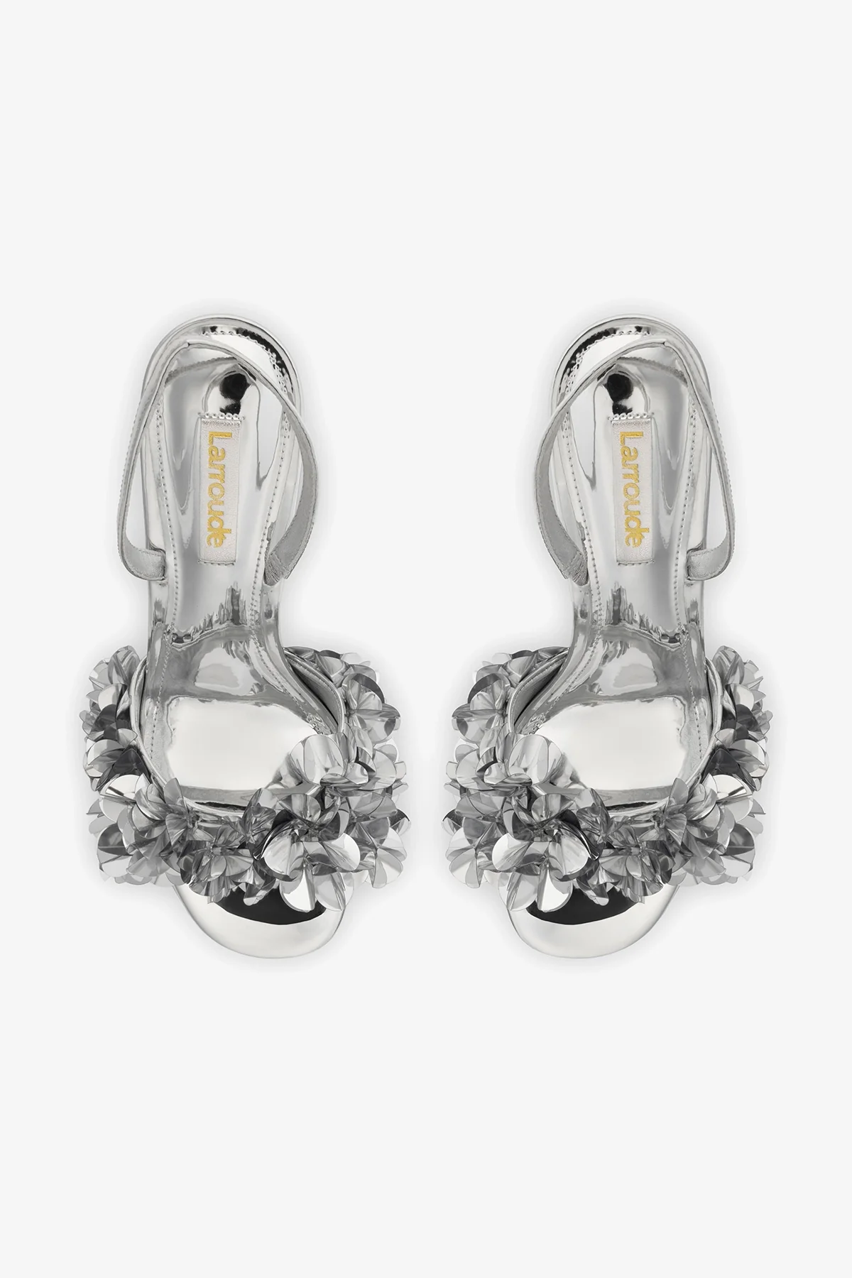 Morgan Sandal In Silver Specchio - Image 6