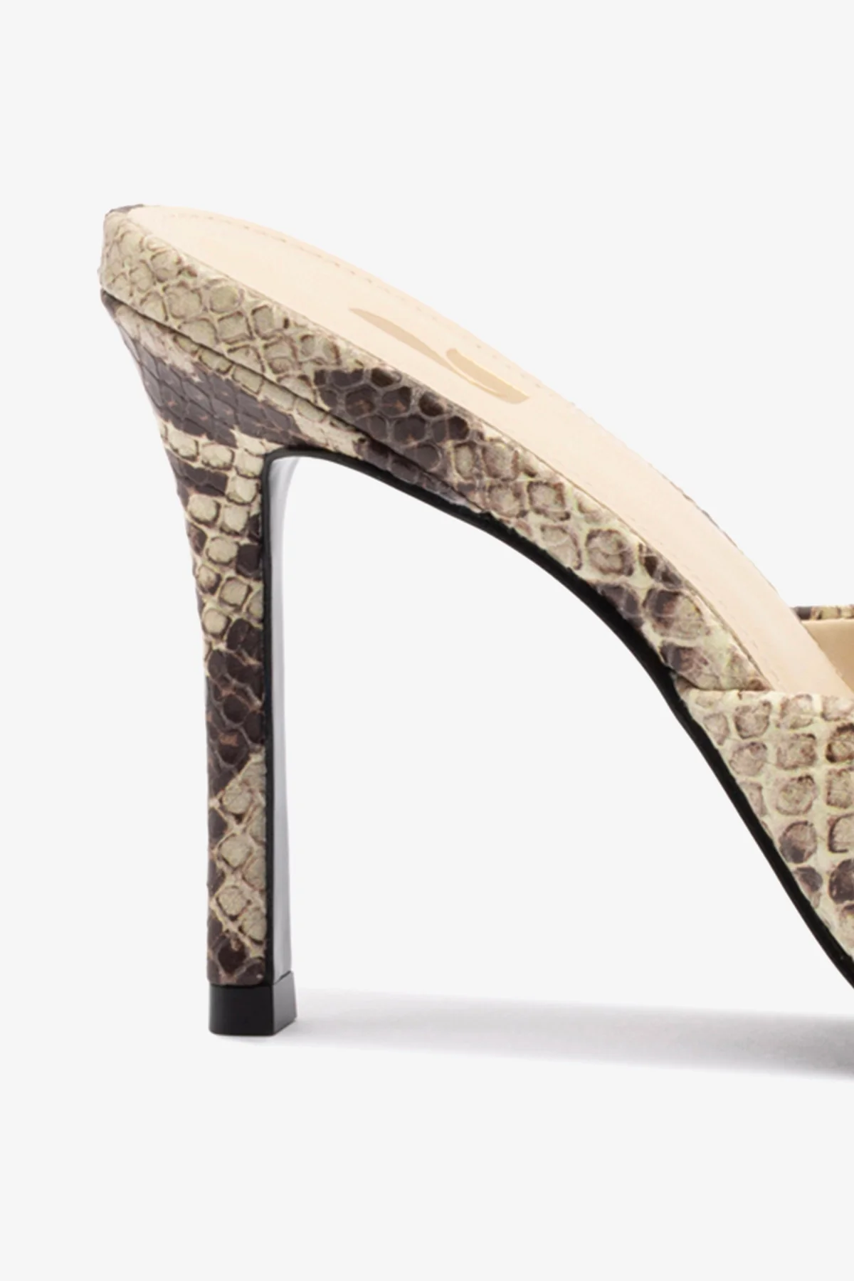 Jasmine Hi Mule In Snake Printed Neutral - Image 4