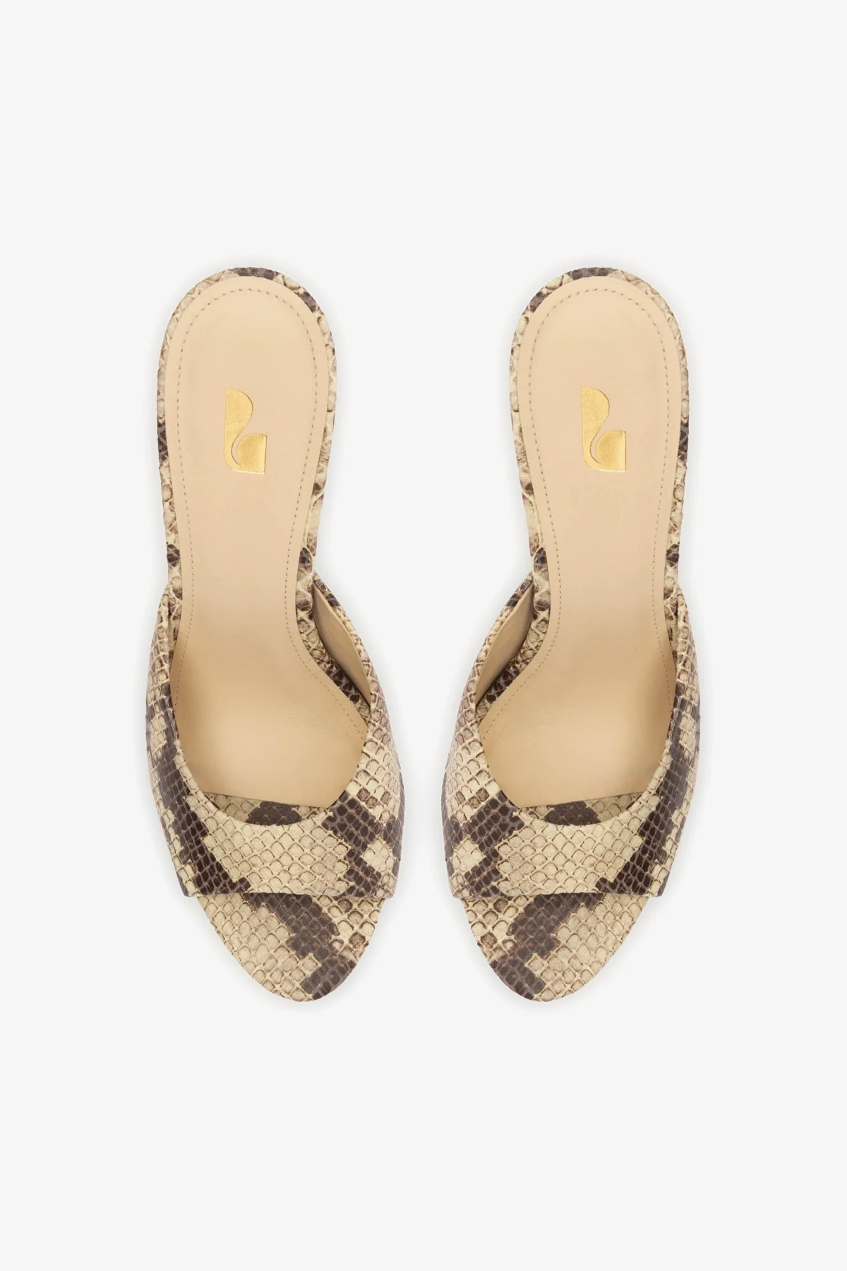 Jasmine Hi Mule In Snake Printed Neutral - Image 7