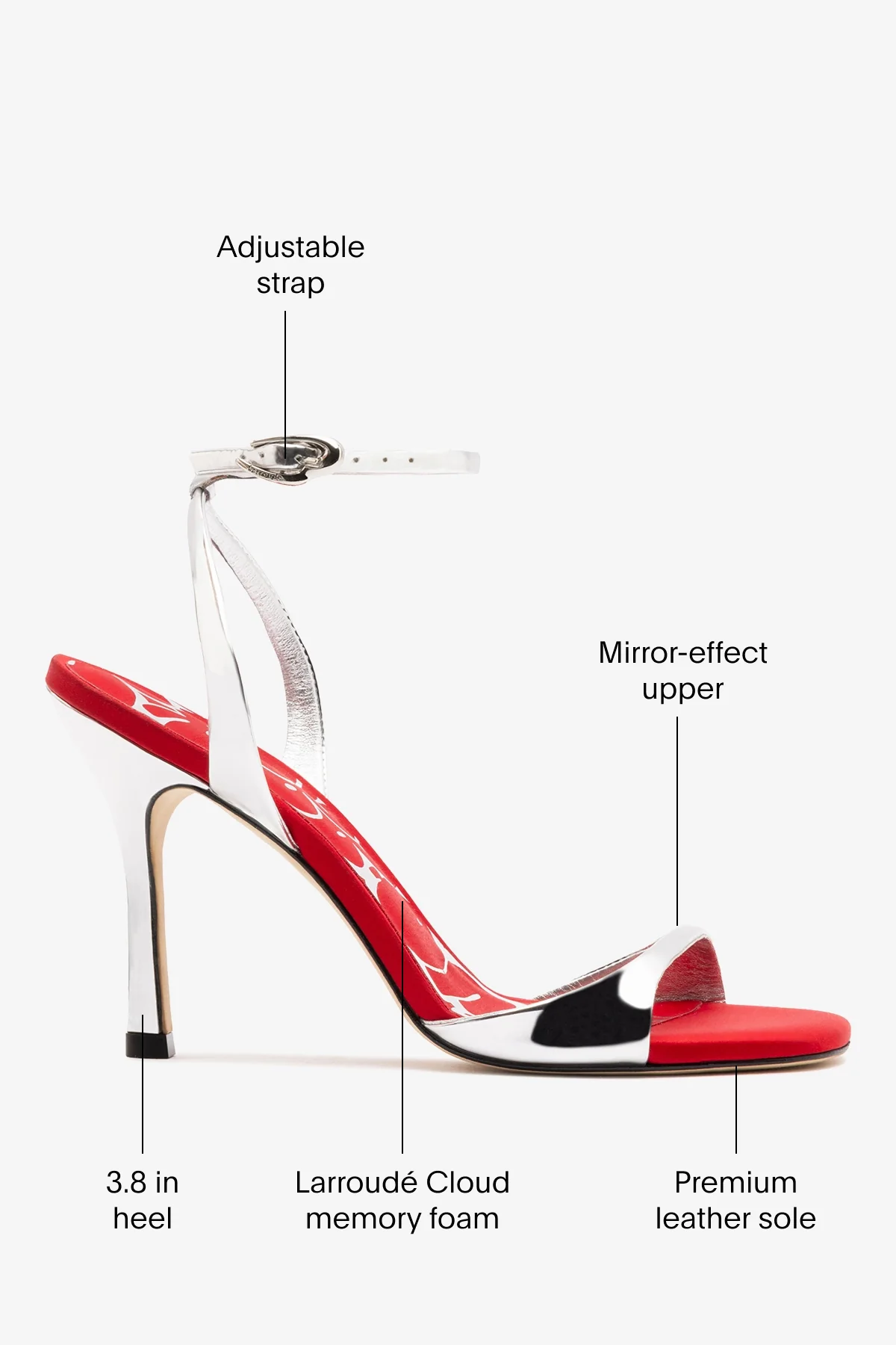 Freya Sandal Silver Specchio - Image 5