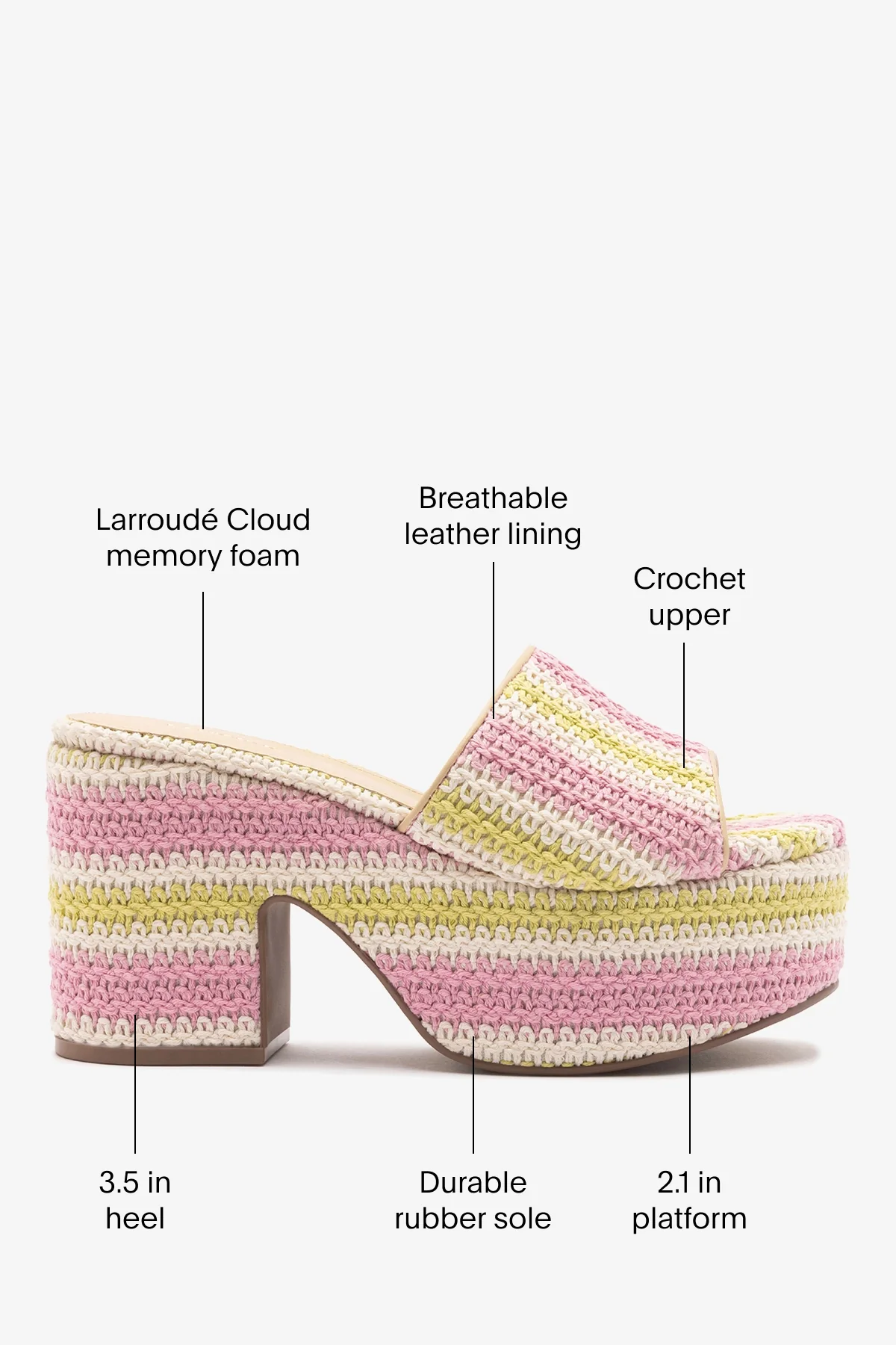 Miso Crochet Mule Striped Multicolor - Image 5