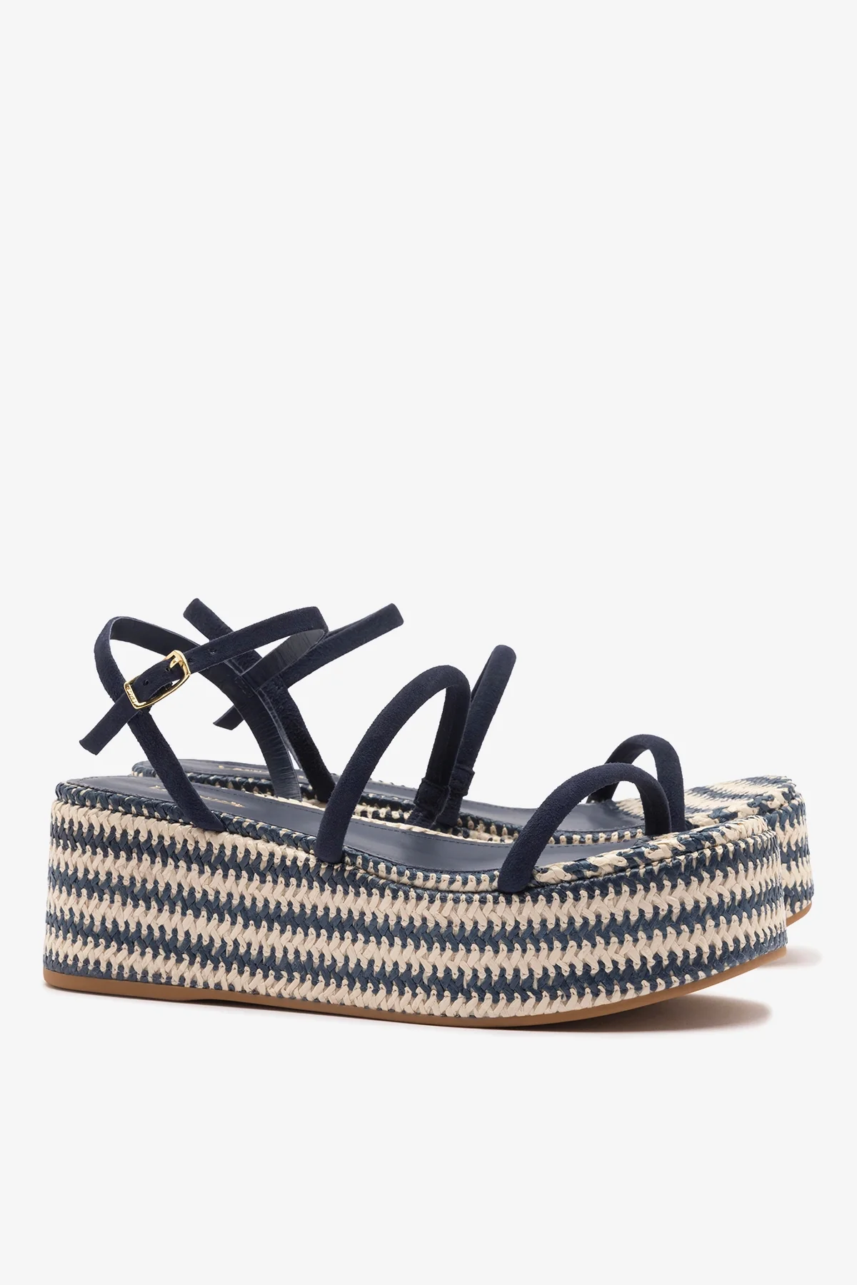 Gio Flatform Navy Suede - Image 3