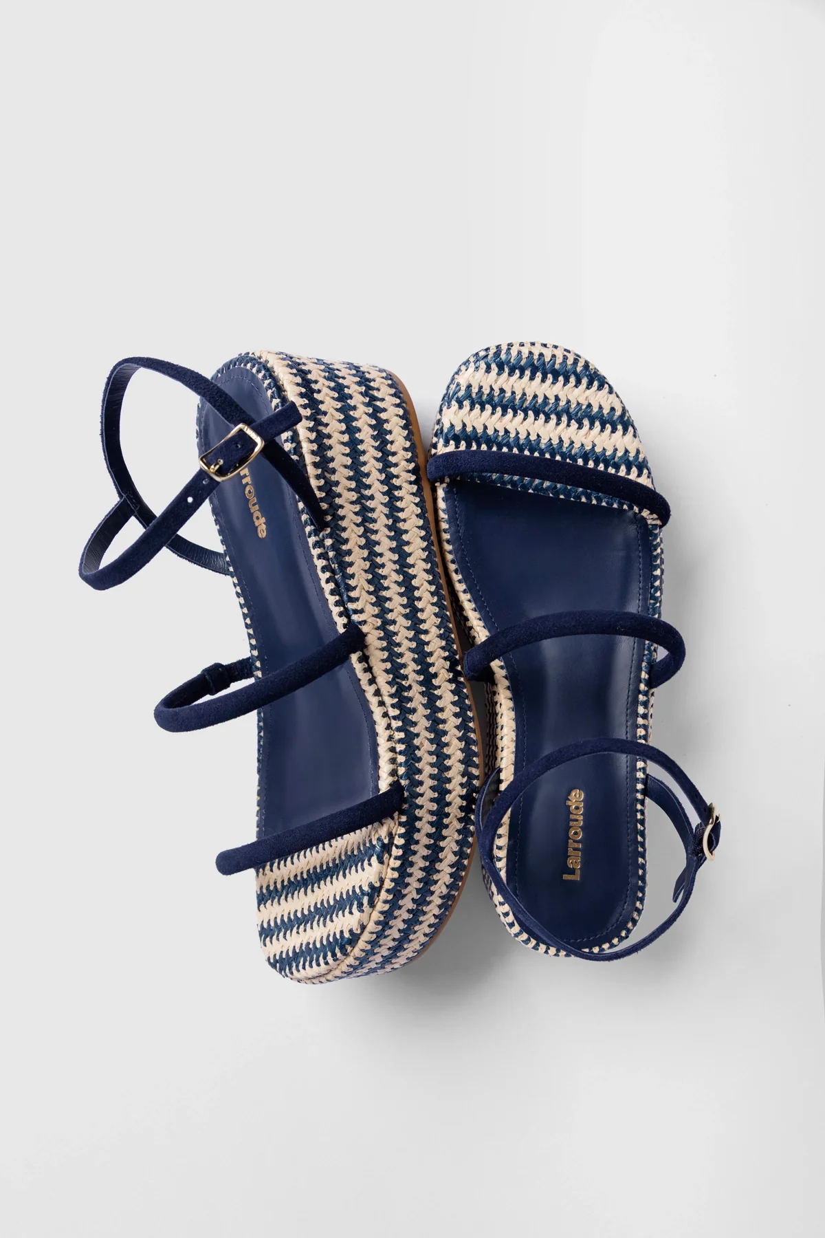 Gio Flatform Navy Suede - Image 6