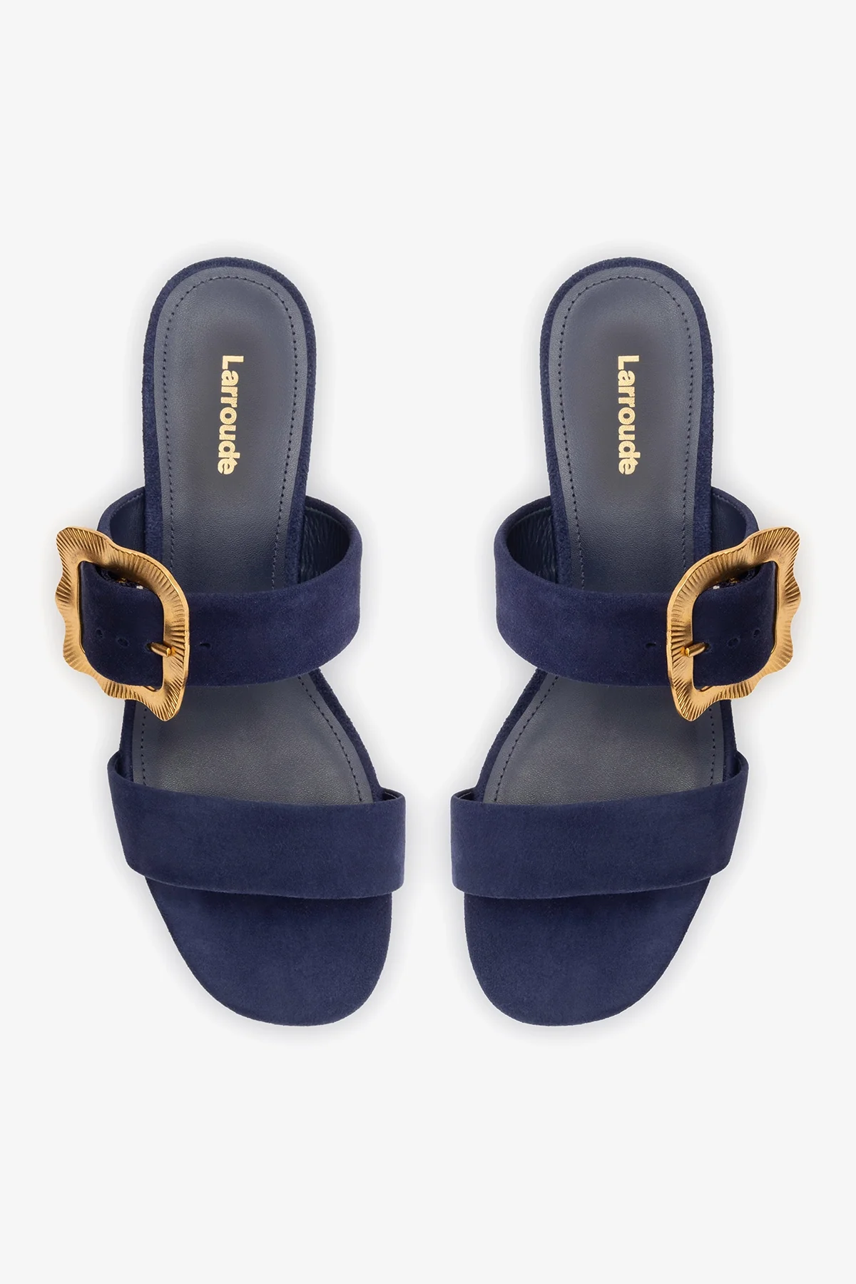 Maria Sandal Navy Suede - Image 5