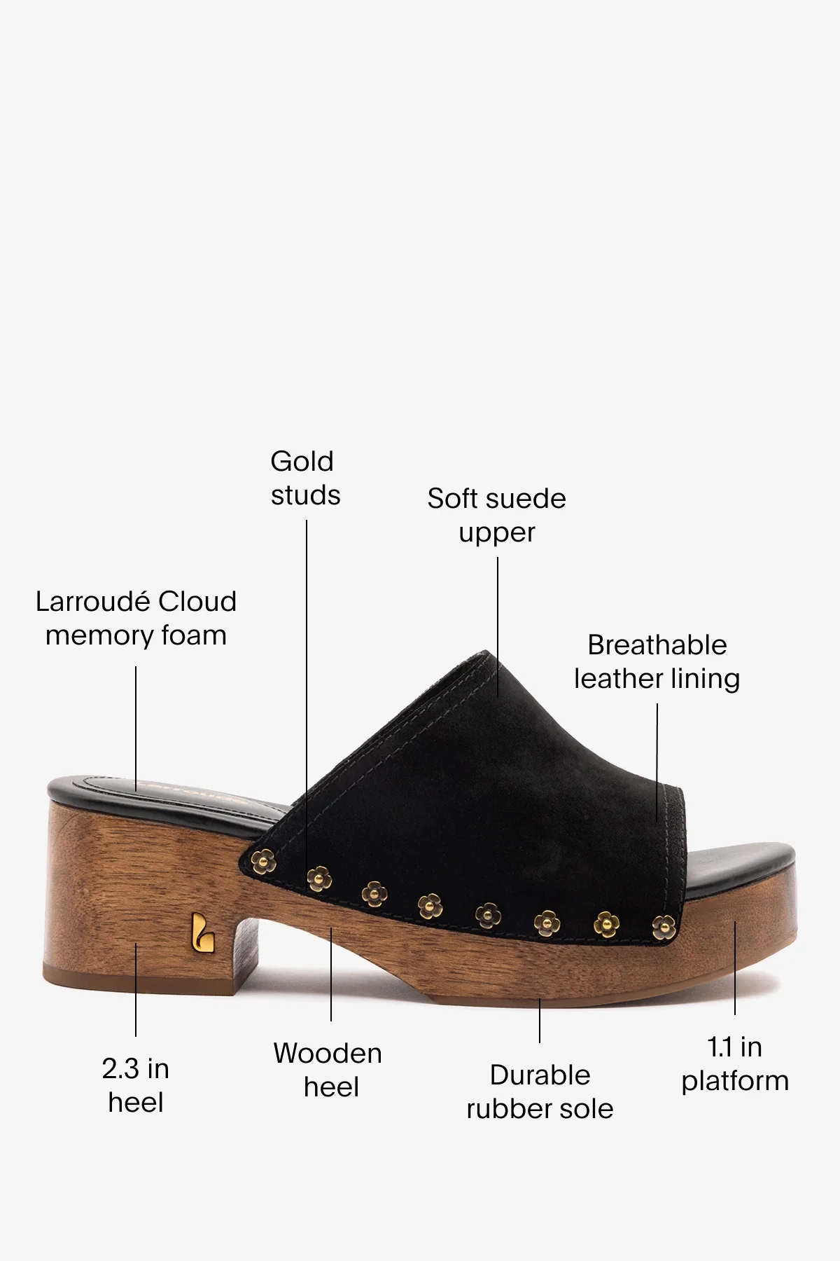 Willow Mule Black Suede - Image 5
