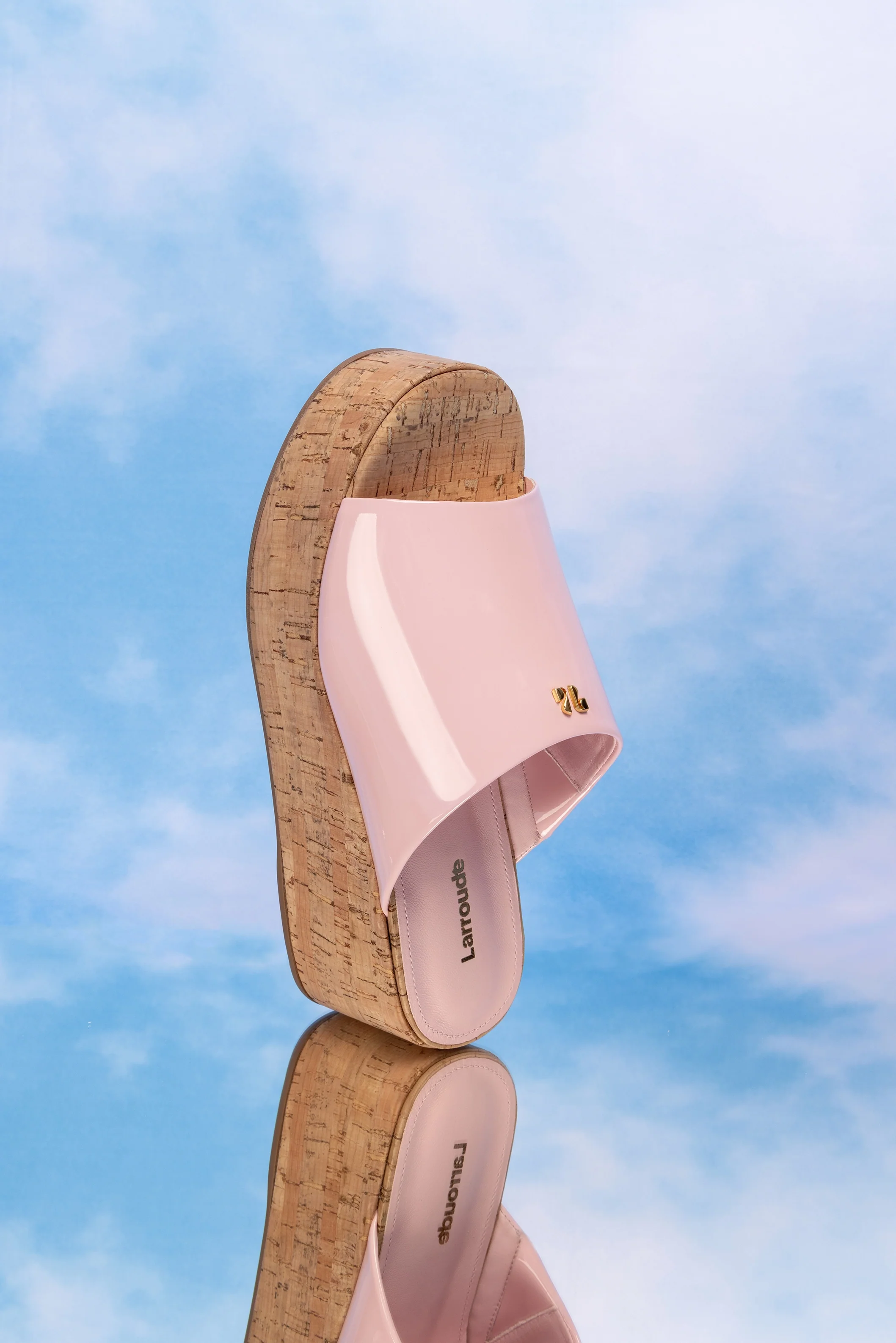 Charli Mule In Tulip Leather - Image 2