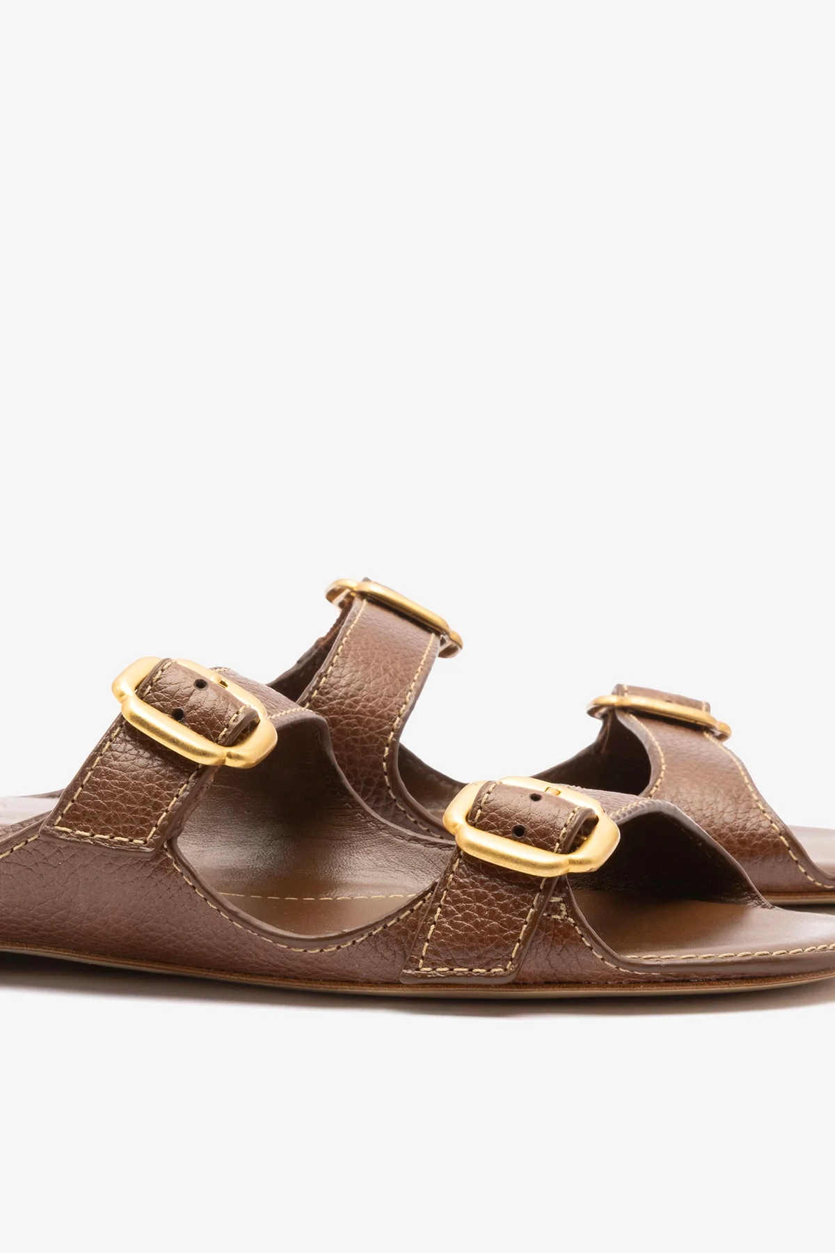 Amalfi Flat Burnt Umber Leather - Image 4