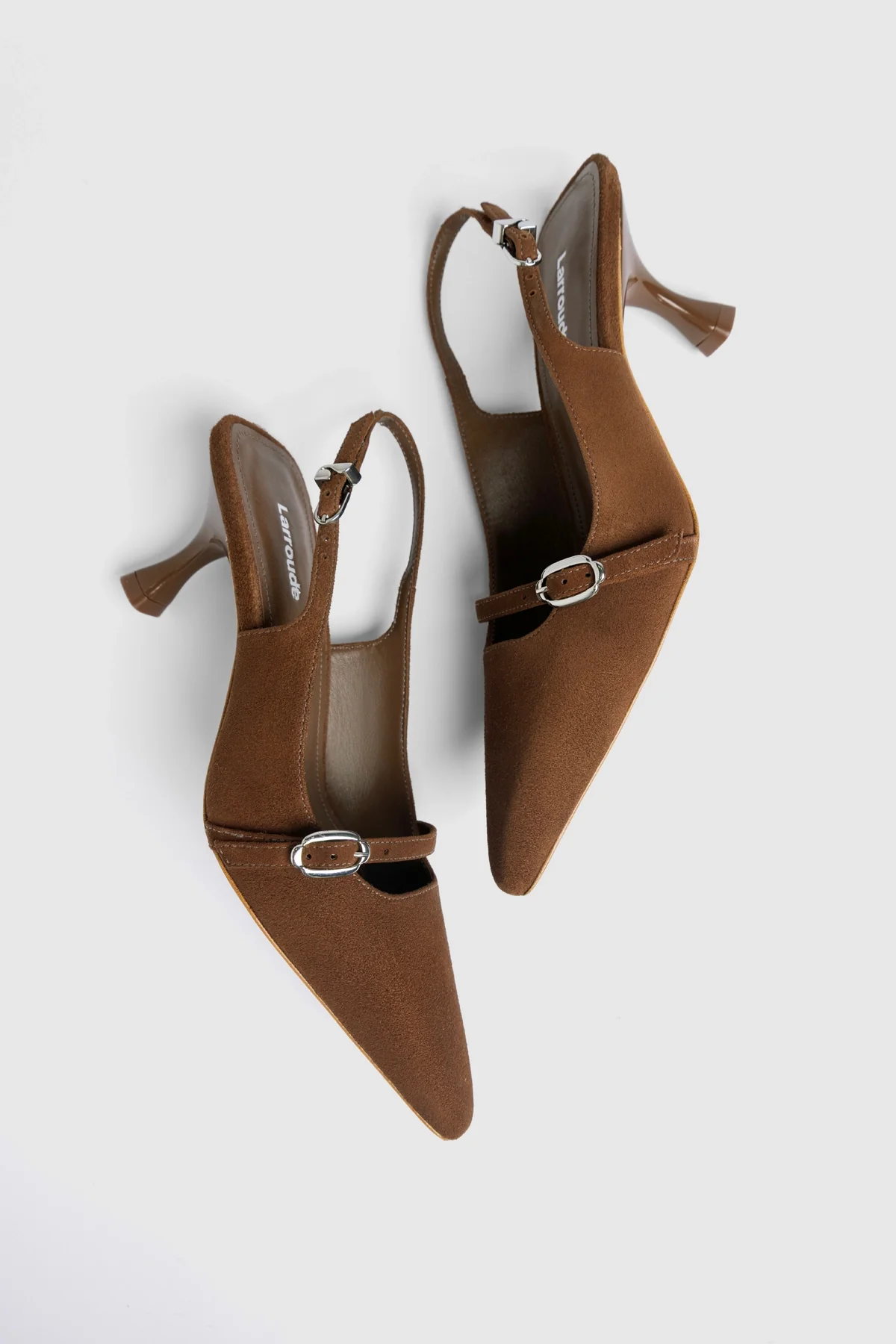 Ines Pump Burnt Umber Suede - Image 6
