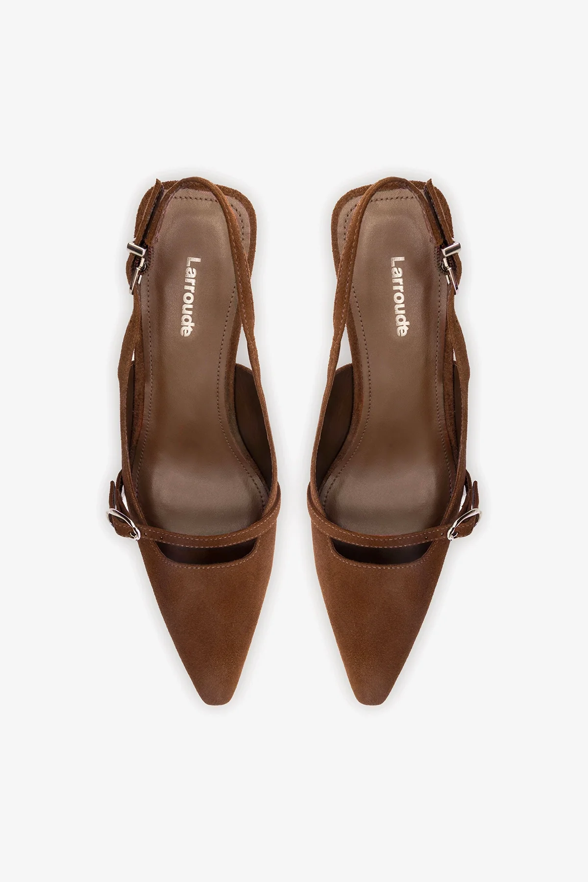 Ines Pump Burnt Umber Suede - Image 7