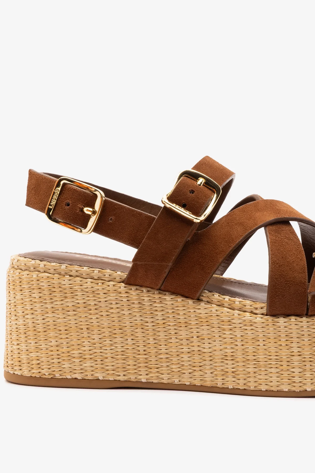 Patti Flatform Burnt Umber Suede - Image 4