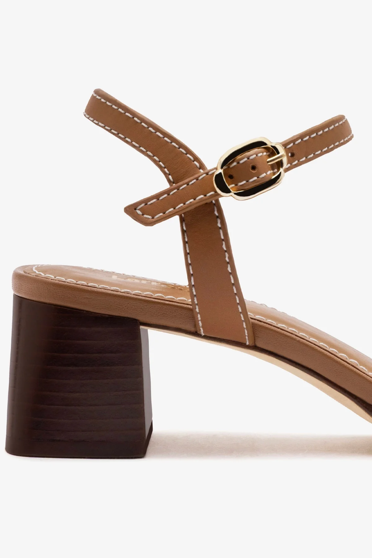 Roma Sandal In Vegetale Caramel Leather - Image 4