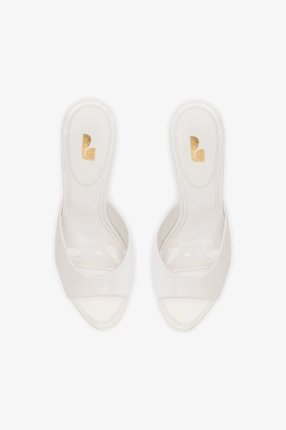 Jasmine Hi Mule In White Leather - Image 7
