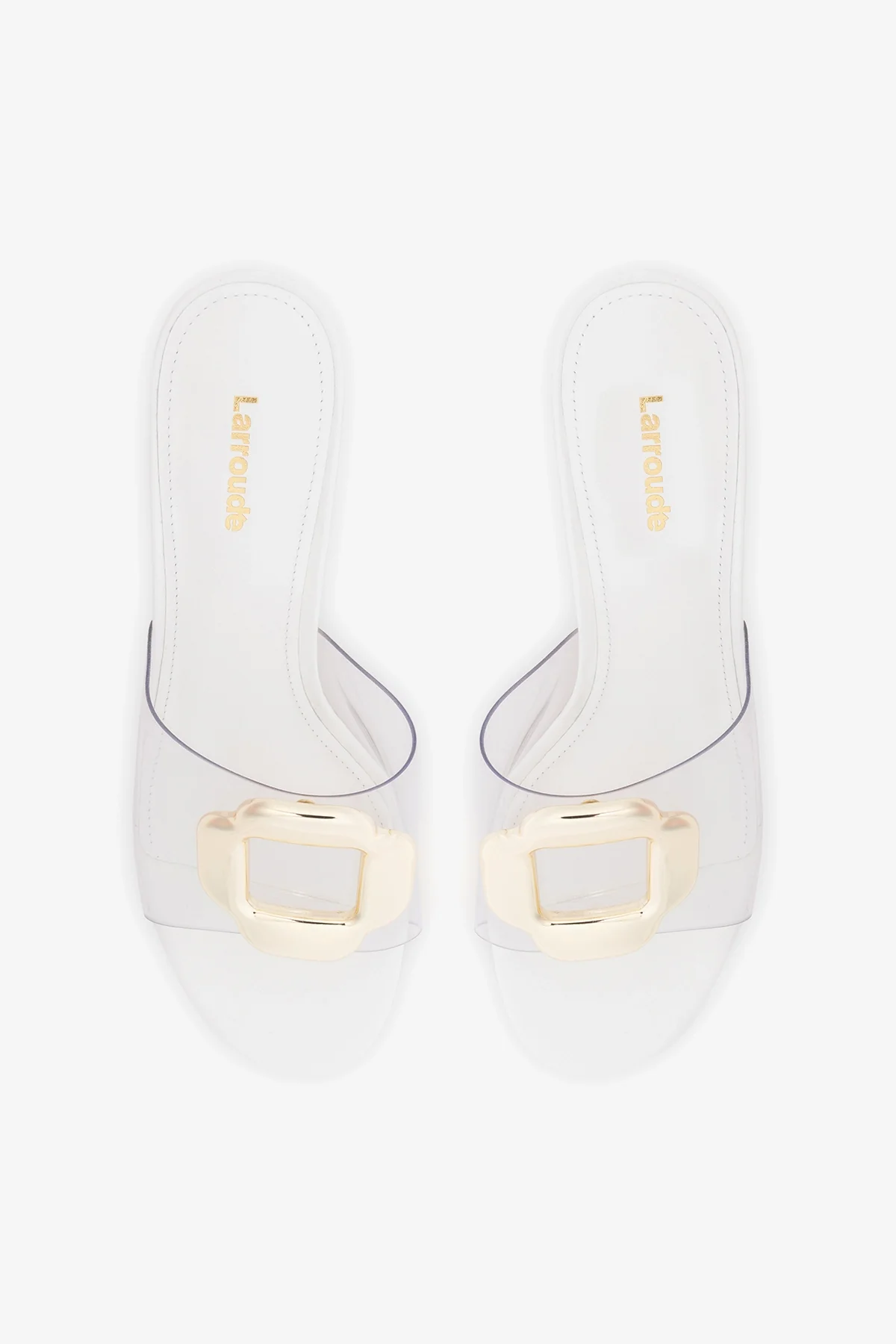Margherita Clear Mule White Leather - Image 7